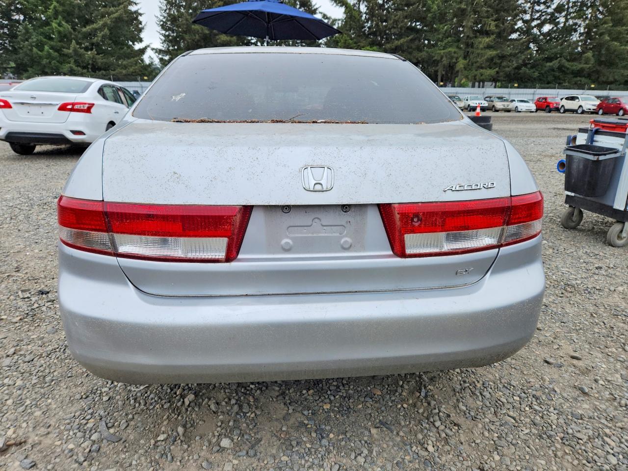 2003 Honda Accord Ex Silver vin: JHMCM566X3C061237
