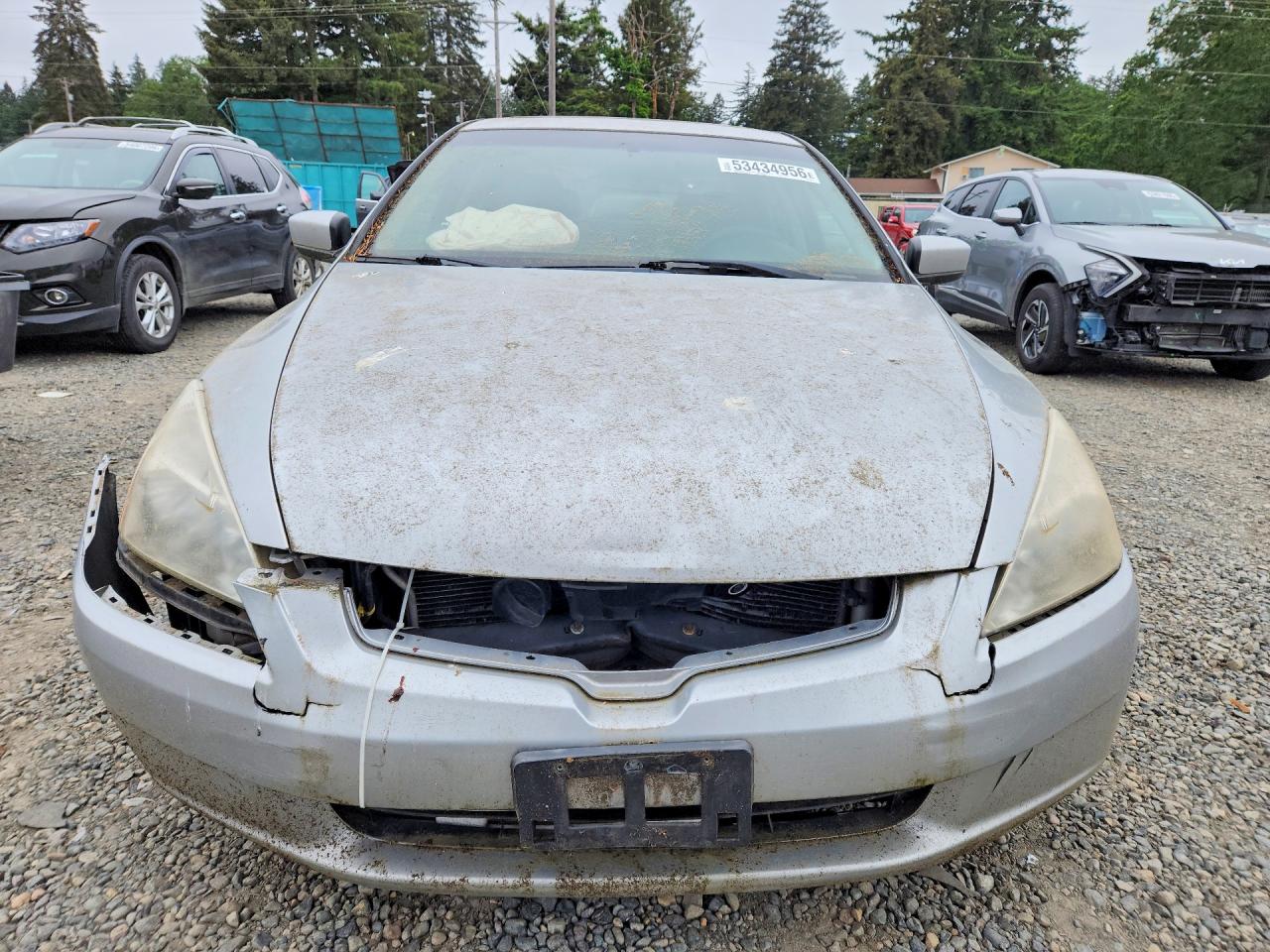 2003 Honda Accord Ex Silver vin: JHMCM566X3C061237
