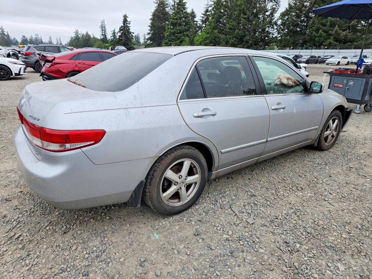 2003 Honda Accord Ex Silver vin: JHMCM566X3C061237