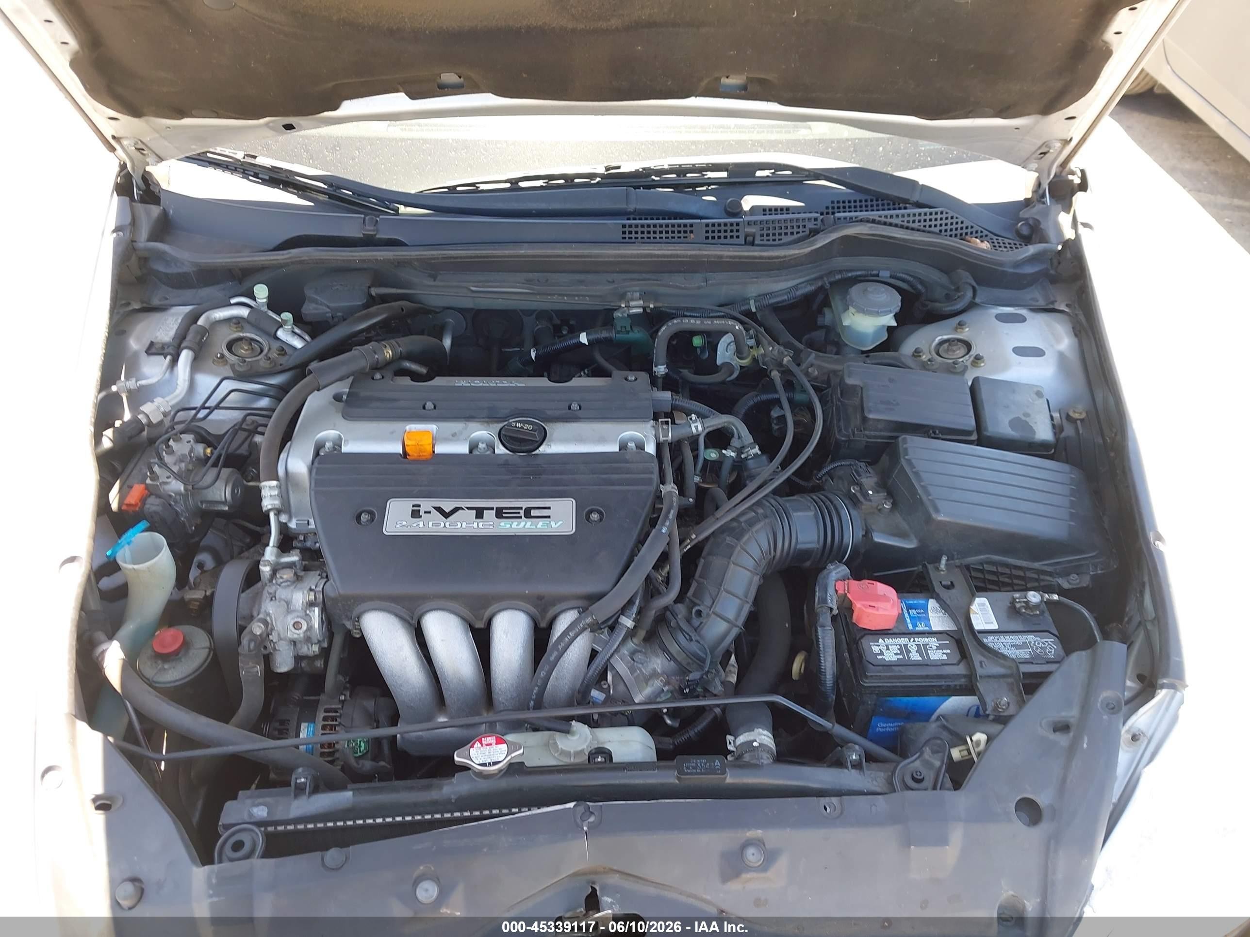2003 Honda Accord 2.4 Ex Silver vin: JHMCM566X3C064672