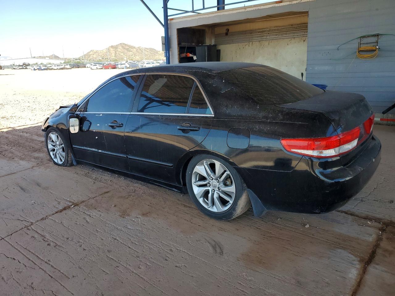 2003 Honda Accord Ex Black vin: JHMCM566X3C071167