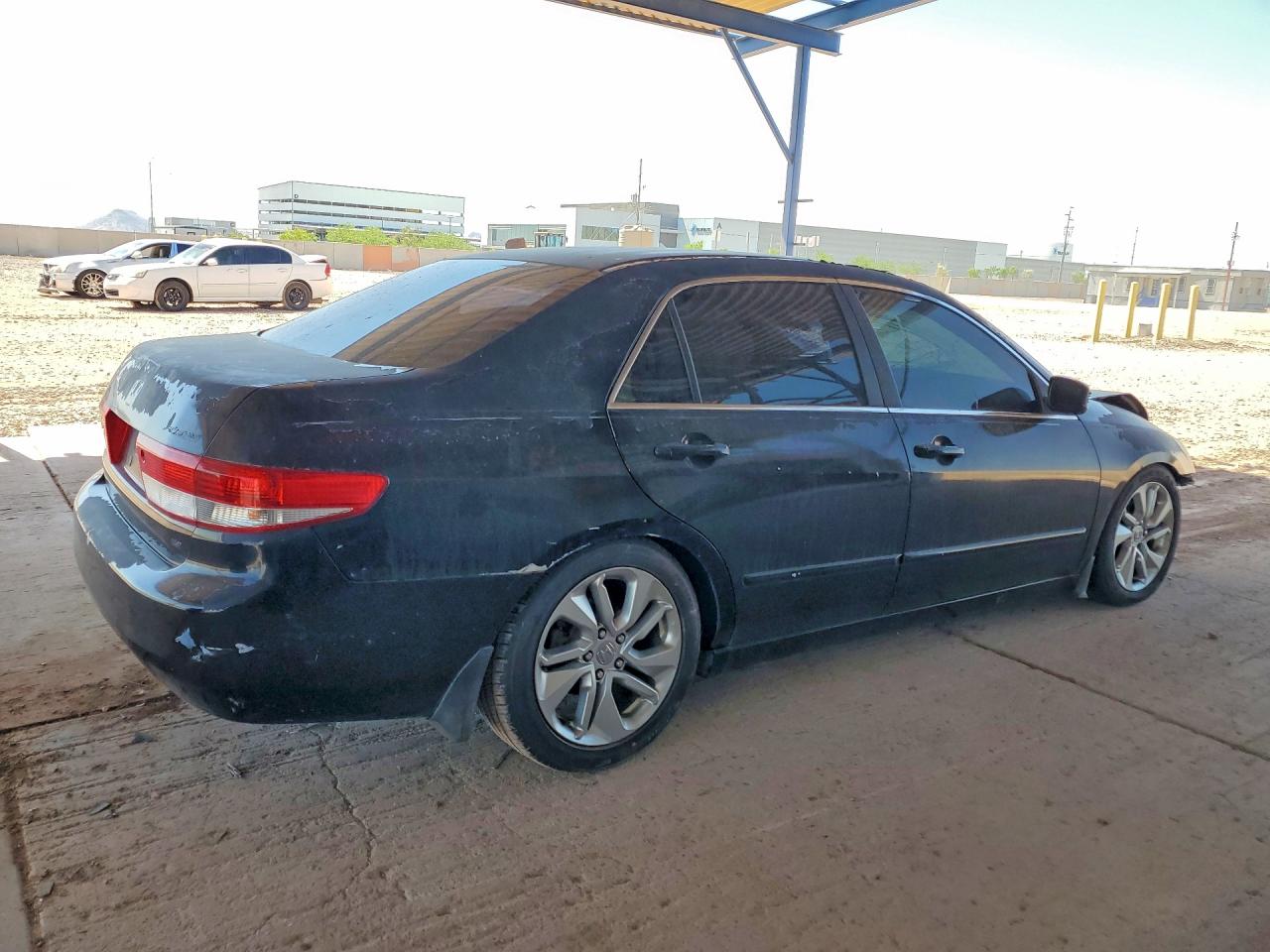 2003 Honda Accord Ex Black vin: JHMCM566X3C071167