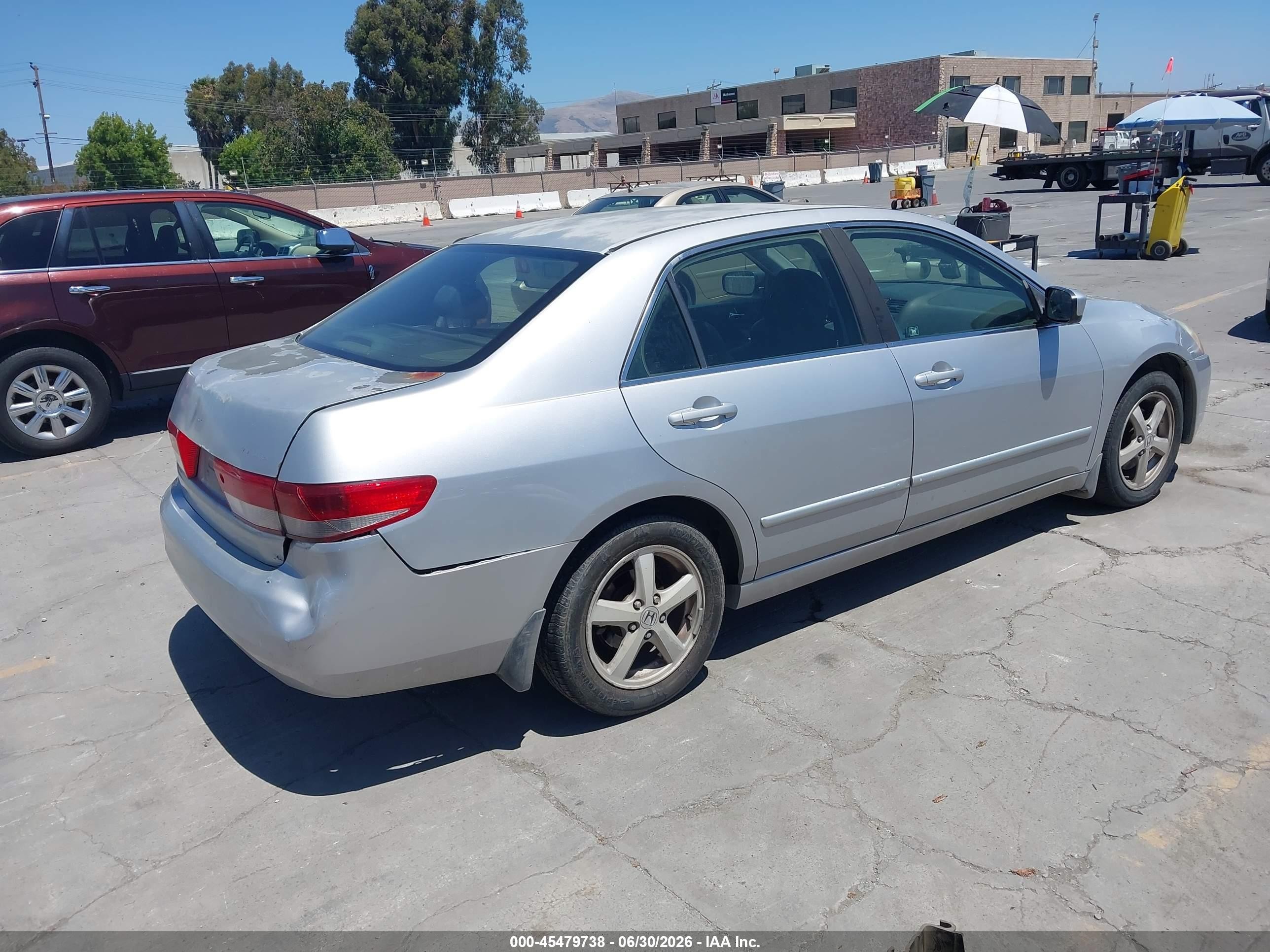 2003 Honda Accord Sdn Ex Silver vin: JHMCM566X3C073260