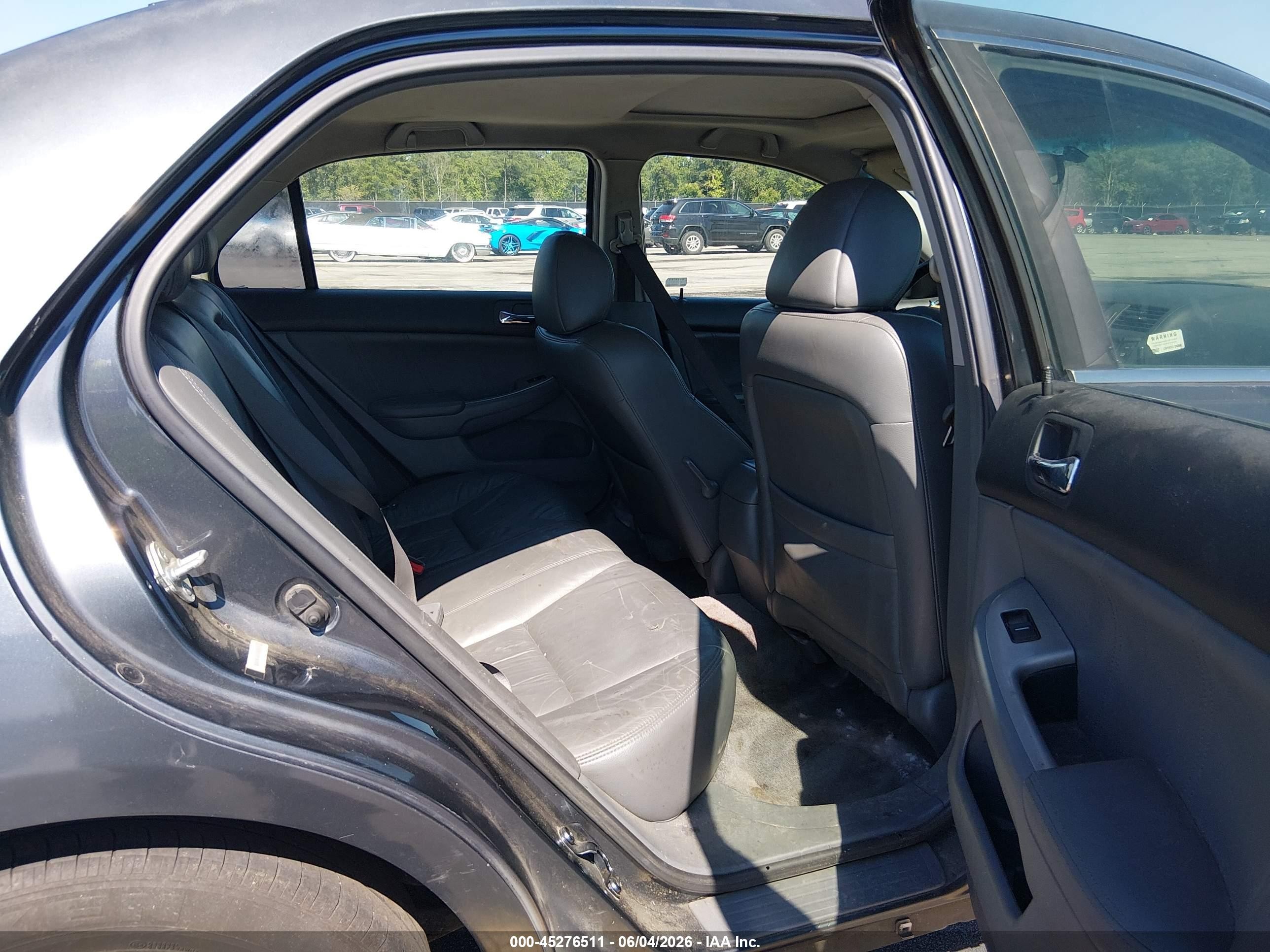2003 Honda Accord 2.4 Ex Gray vin: JHMCM566X3C075882