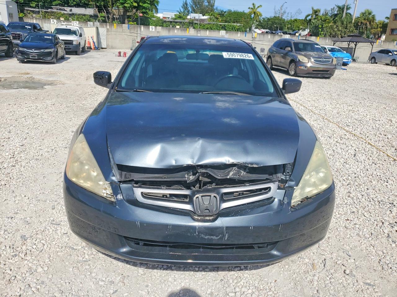 2004 Honda Accord Ex Gray vin: JHMCM56704C015751