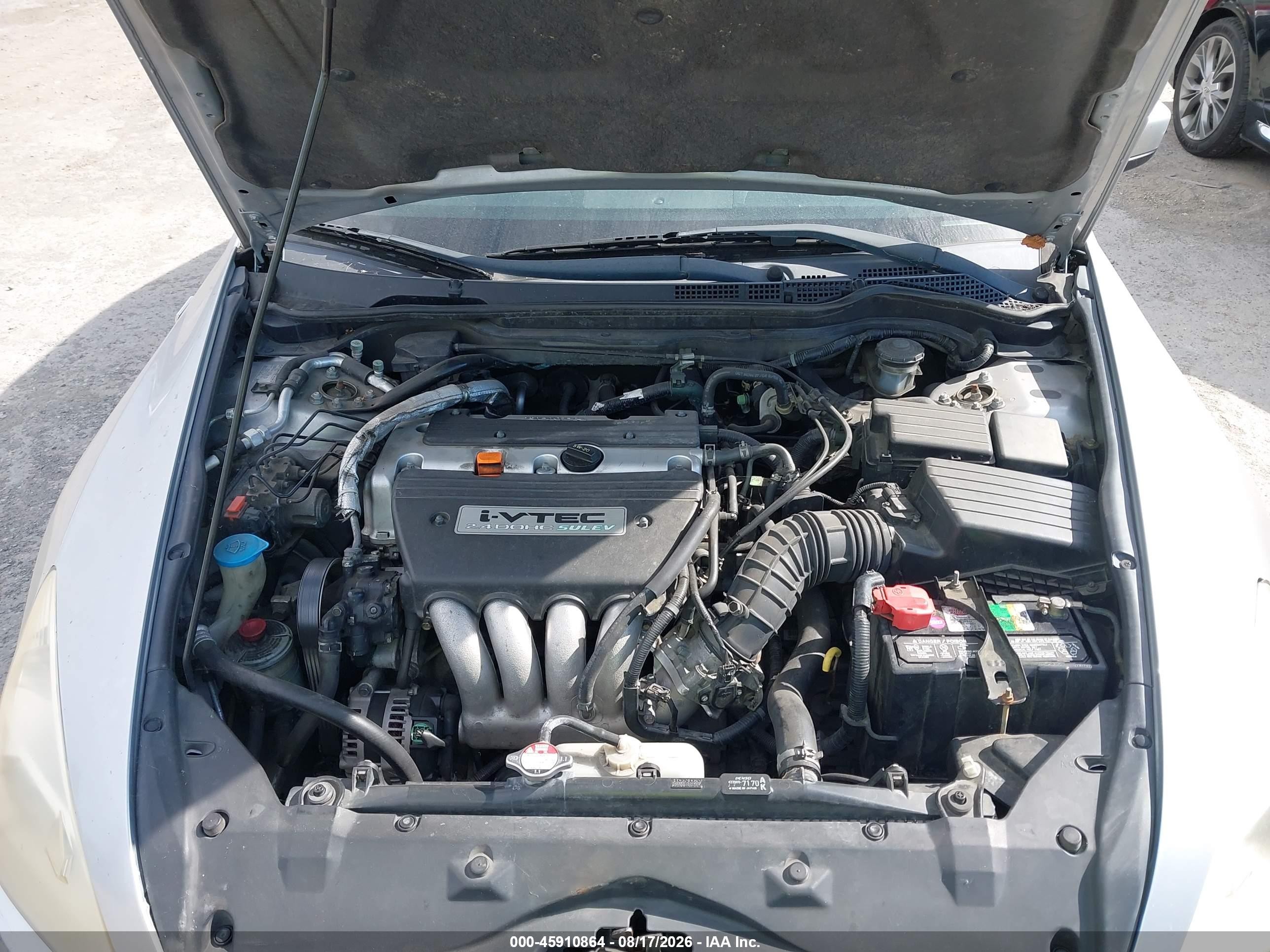 2005 Honda Accord 2.4 Ex Silver vin: JHMCM56705C003147