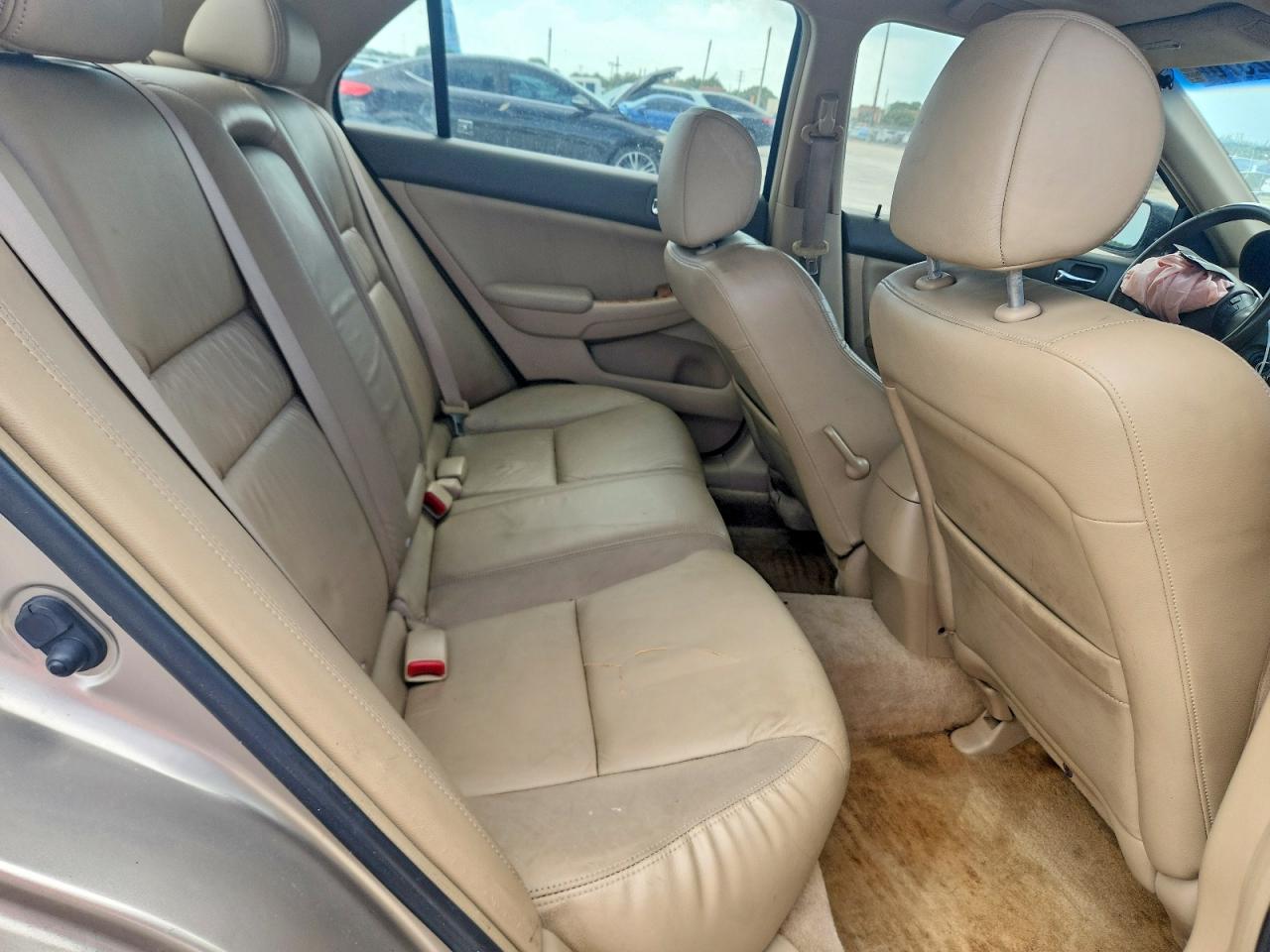2003 Honda Accord Ex Beige vin: JHMCM56713C070983