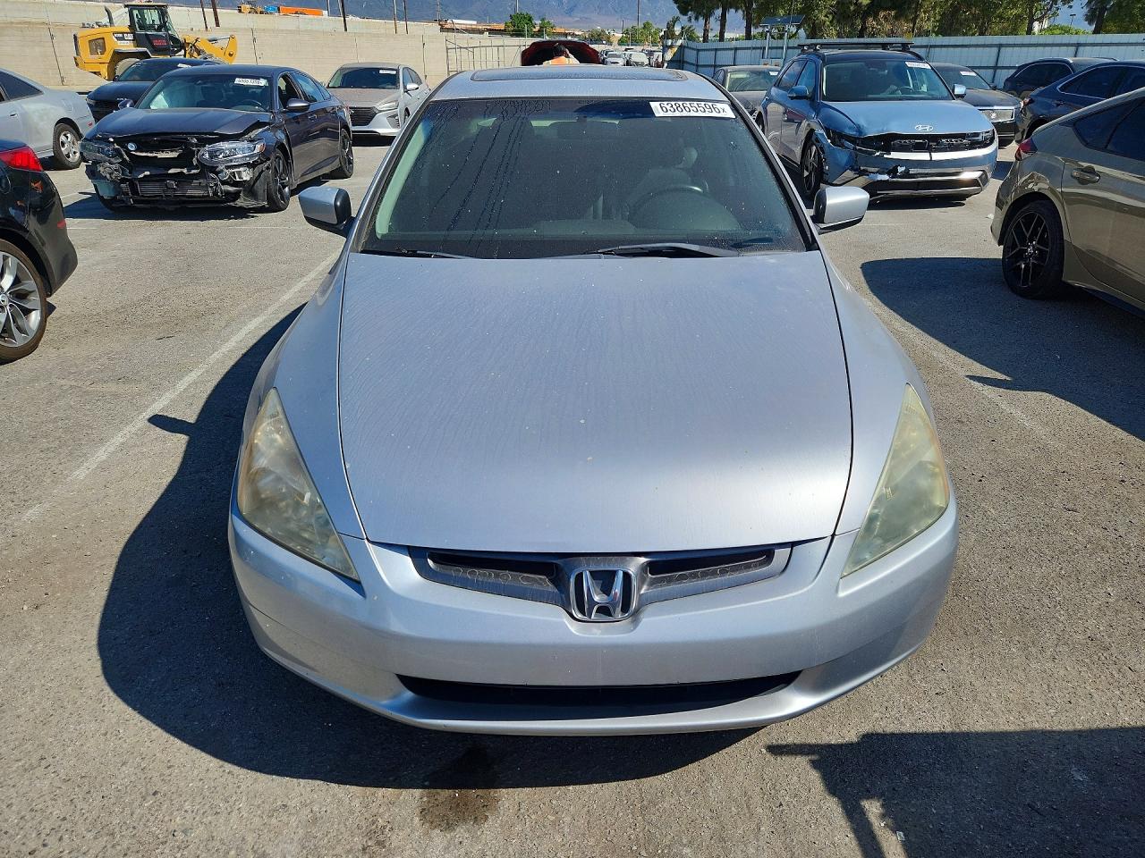 2003 Honda Accord Ex Silver vin: JHMCM56713C079988