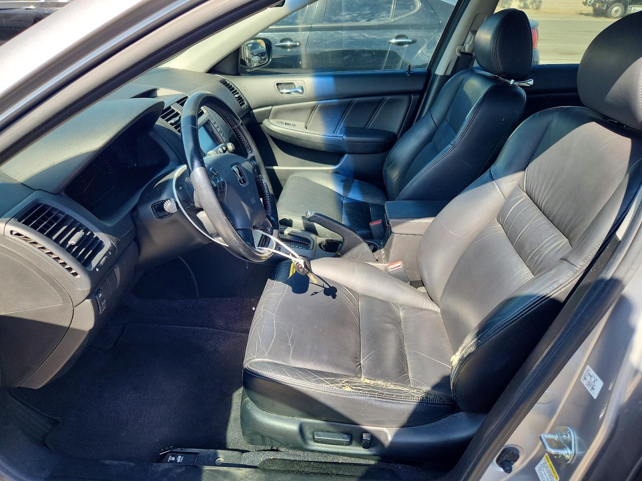 2003 Honda Accord Ex Silver vin: JHMCM56713C079988