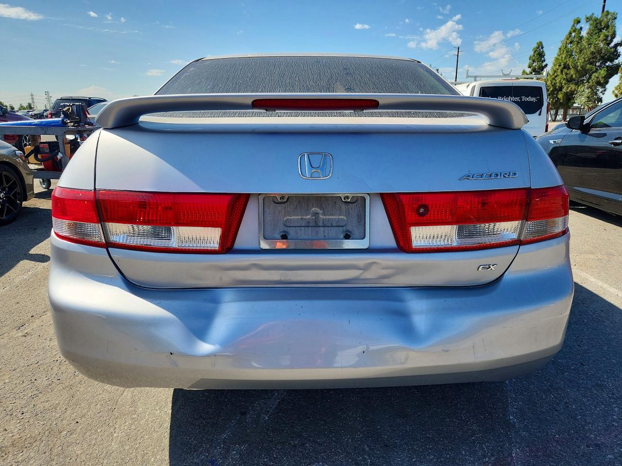 2003 Honda Accord Ex Silver vin: JHMCM56713C079988