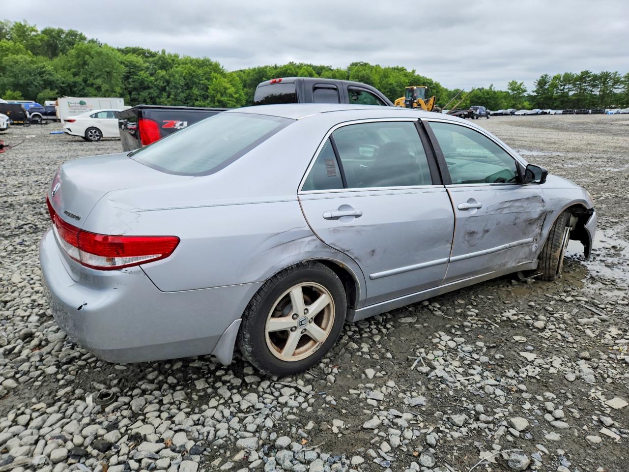 2003 Honda Accord Ex Silver vin: JHMCM56733C039959