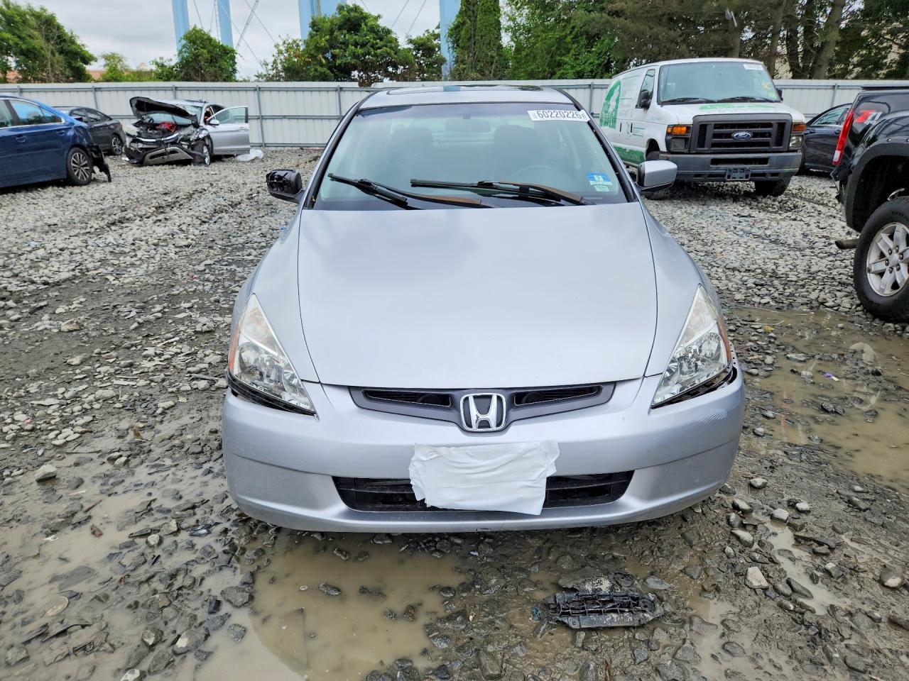2003 Honda Accord Ex Silver vin: JHMCM56733C039959
