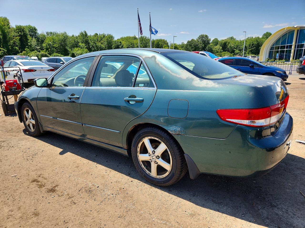 2003 Honda Accord Ex Green vin: JHMCM56733C065249