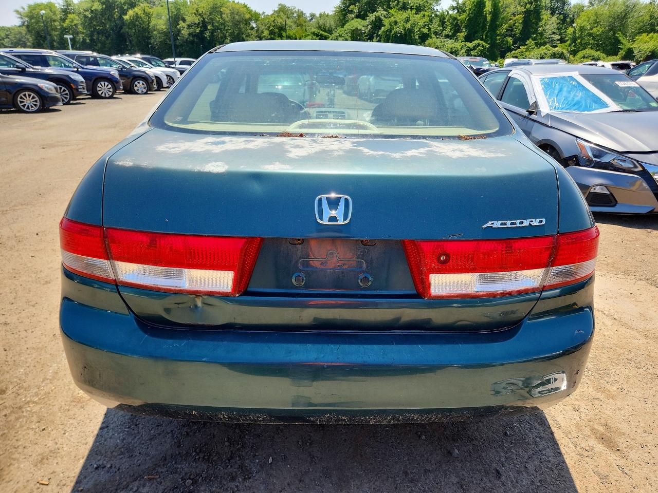 2003 Honda Accord Ex Green vin: JHMCM56733C065249