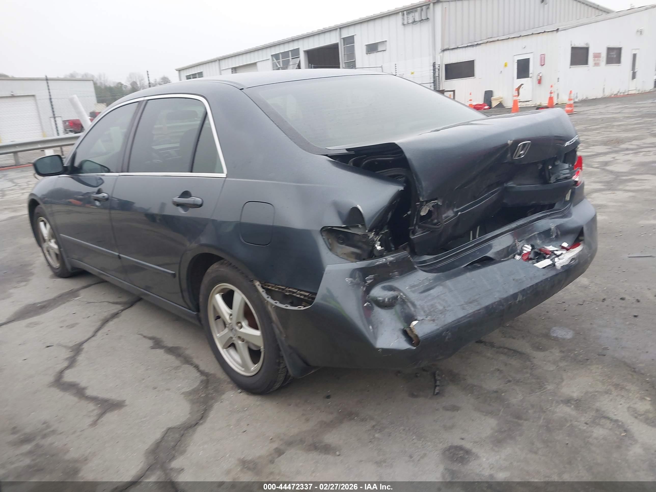 2003 Honda Accord 2.4 Ex Blue vin: JHMCM56743C063008