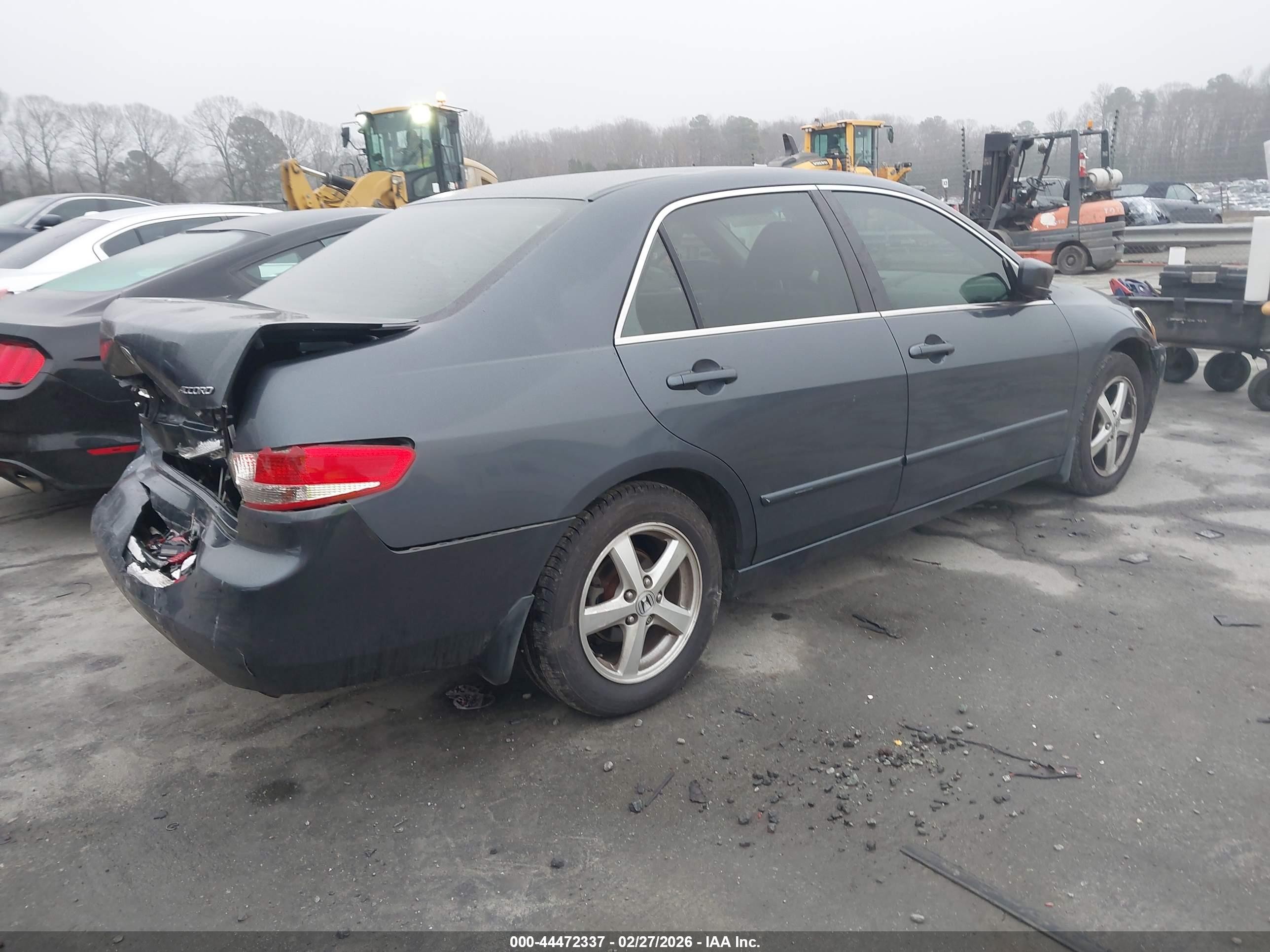 2003 Honda Accord 2.4 Ex Blue vin: JHMCM56743C063008