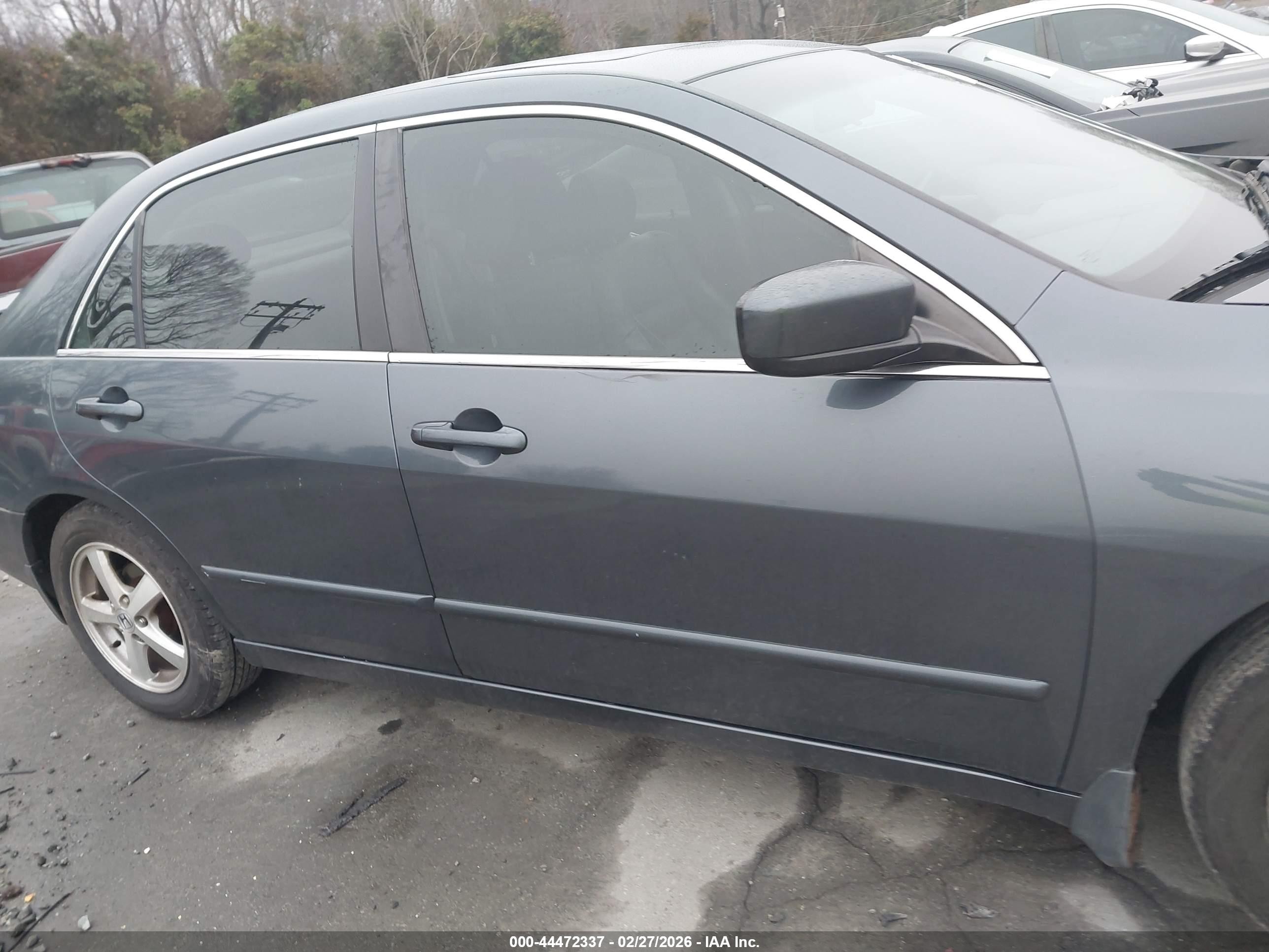 2003 Honda Accord 2.4 Ex Blue vin: JHMCM56743C063008