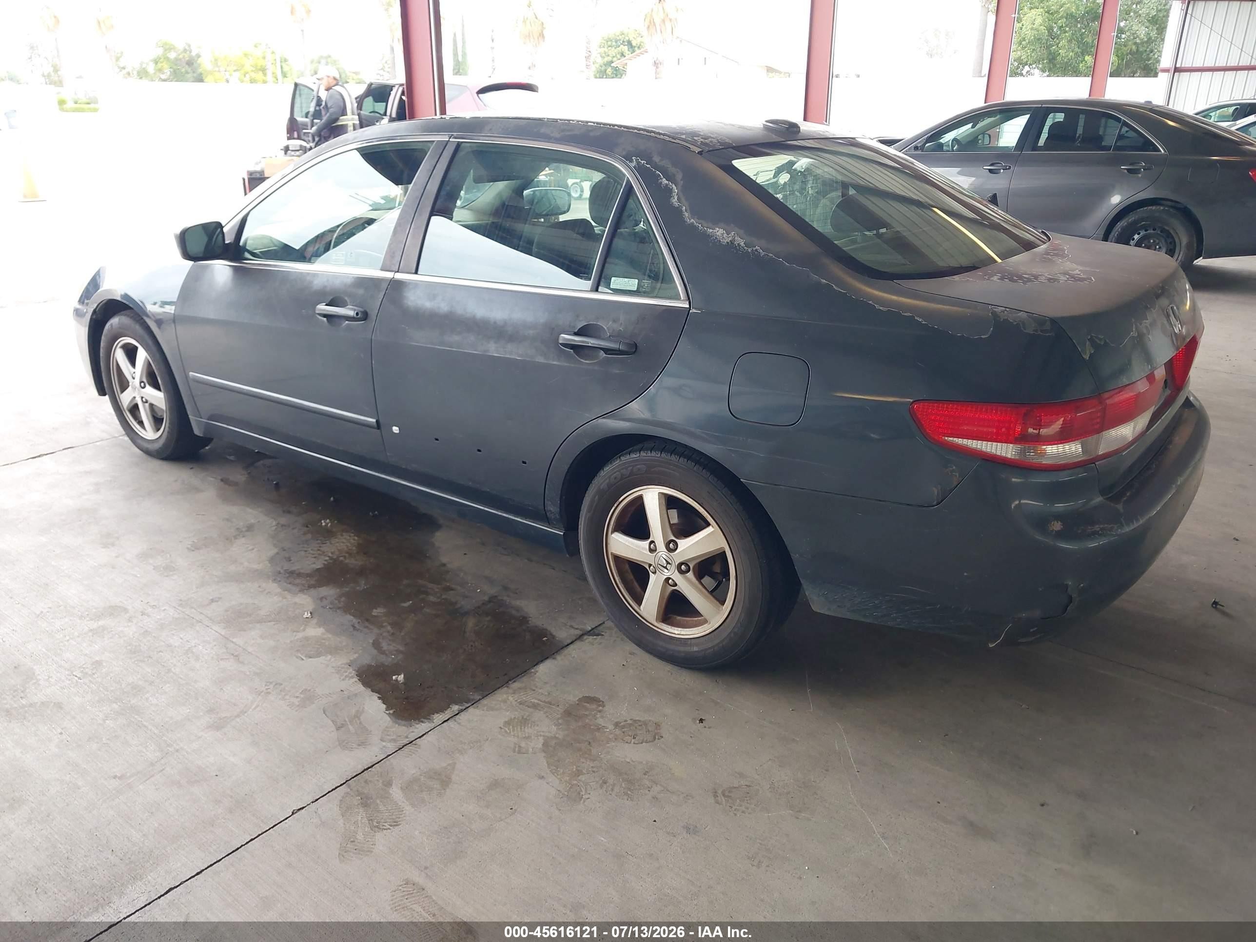2004 Honda Accord 2.4 Ex Light Blue vin: JHMCM56744C013551