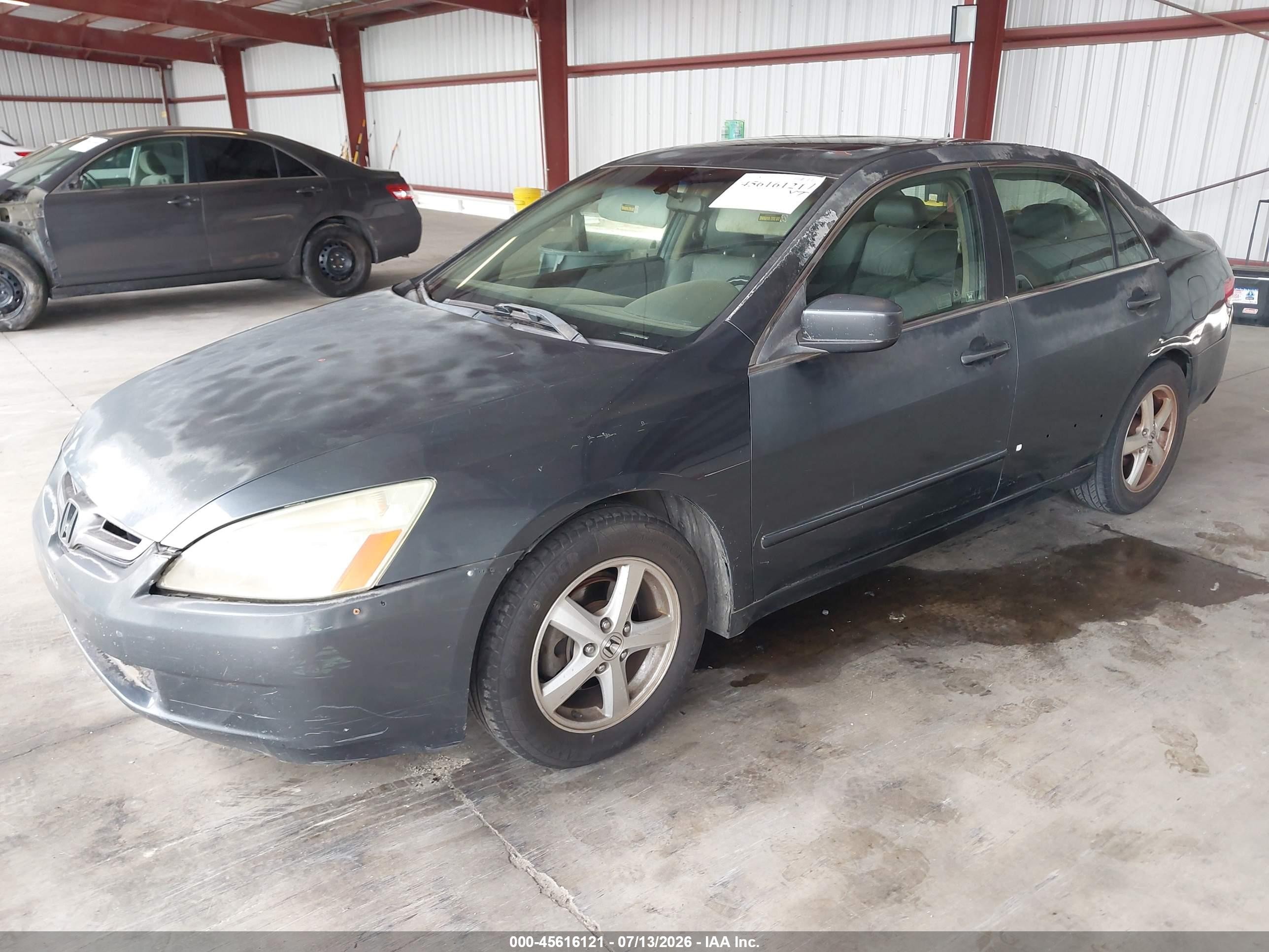2004 Honda Accord 2.4 Ex Light Blue vin: JHMCM56744C013551