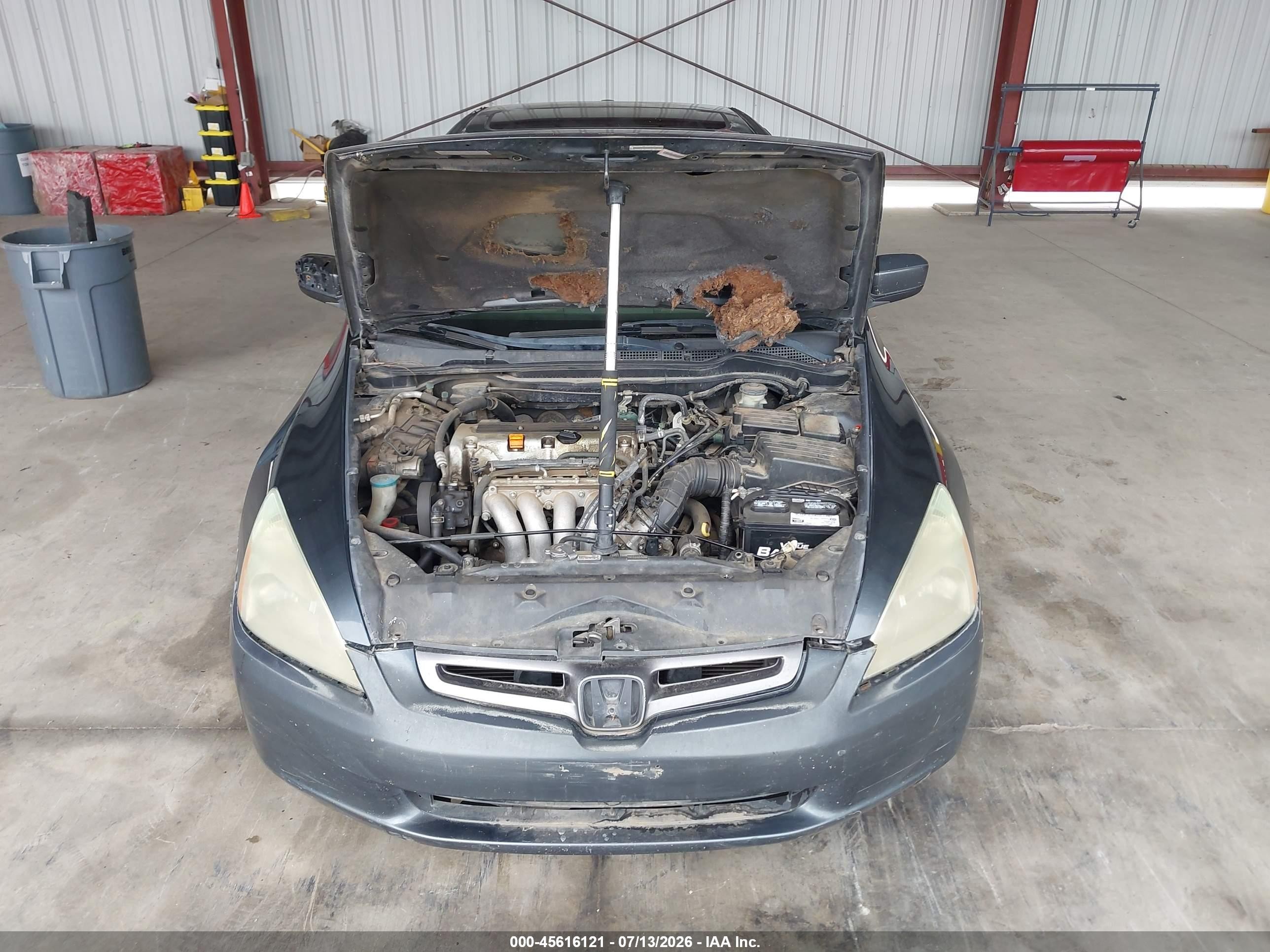 2004 Honda Accord 2.4 Ex Light Blue vin: JHMCM56744C013551