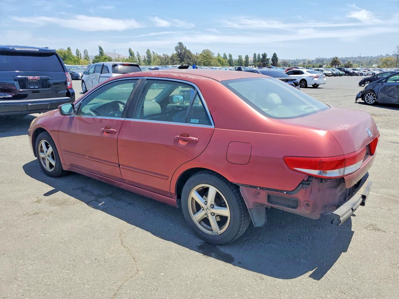 2004 Honda Accord Ex Maroon vin: JHMCM56744C018264