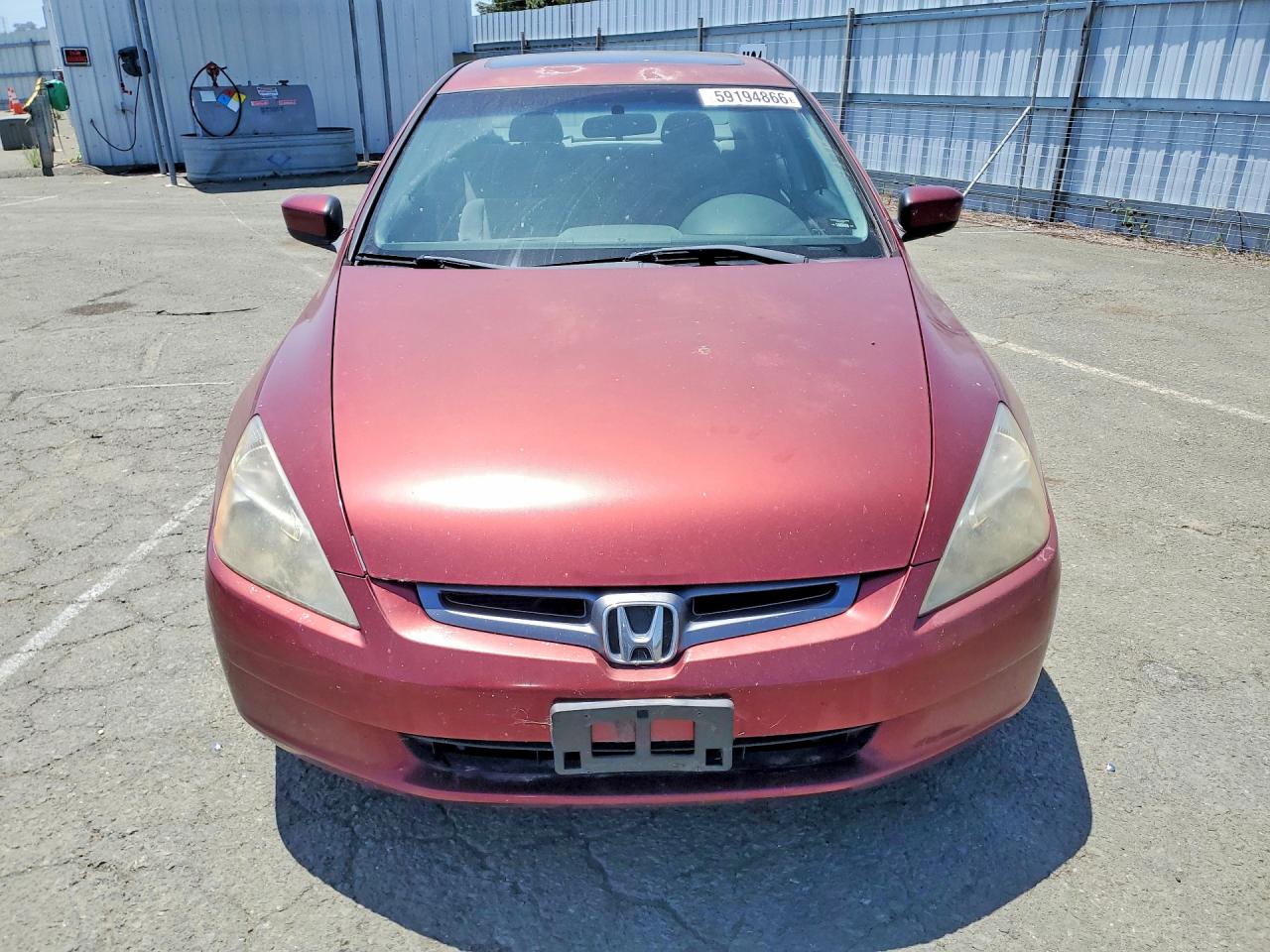 2004 Honda Accord Ex Maroon vin: JHMCM56744C018264