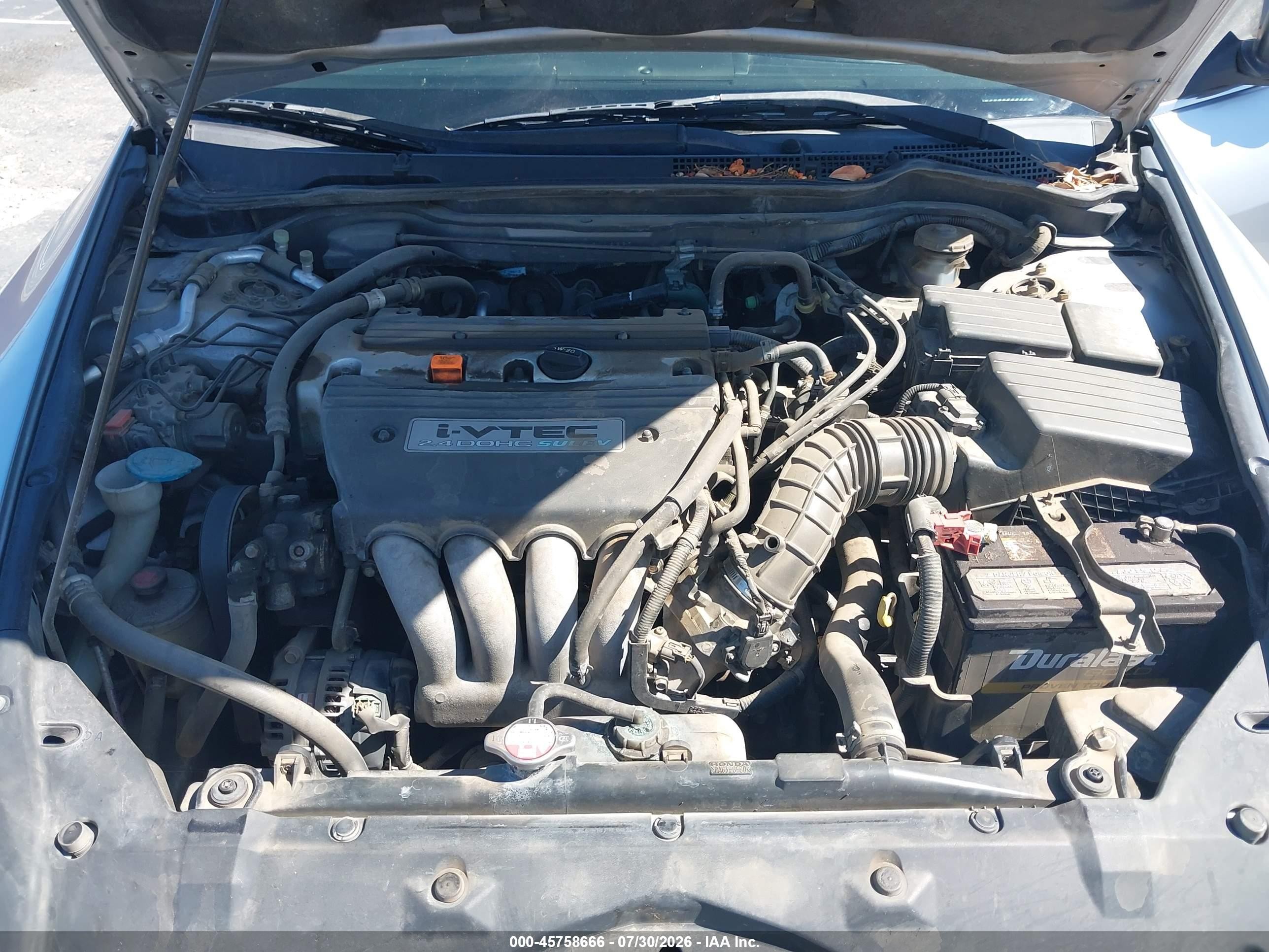 2004 Honda Accord 2.4 Ex Silver vin: JHMCM56754C018662