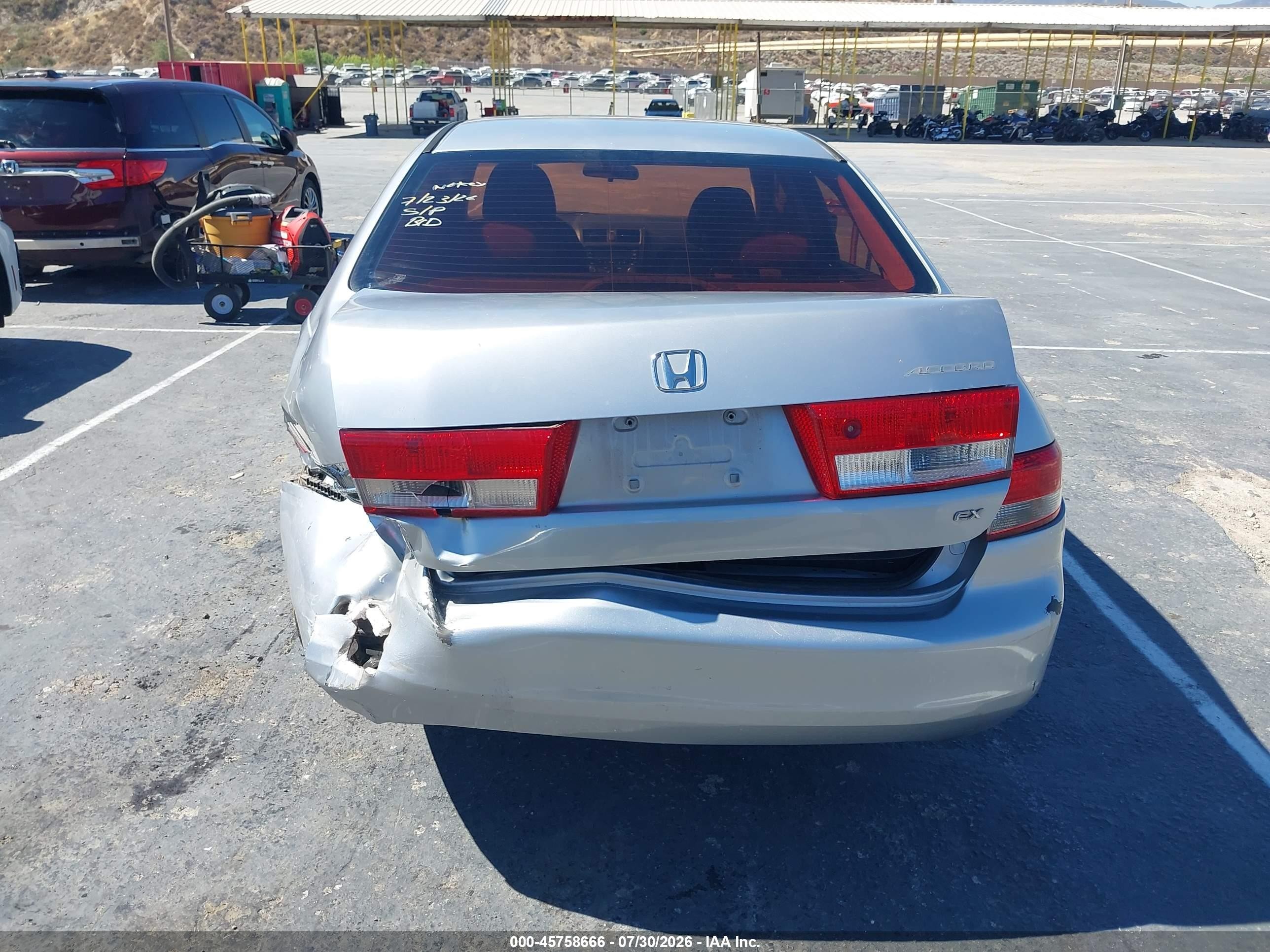 2004 Honda Accord 2.4 Ex Silver vin: JHMCM56754C018662