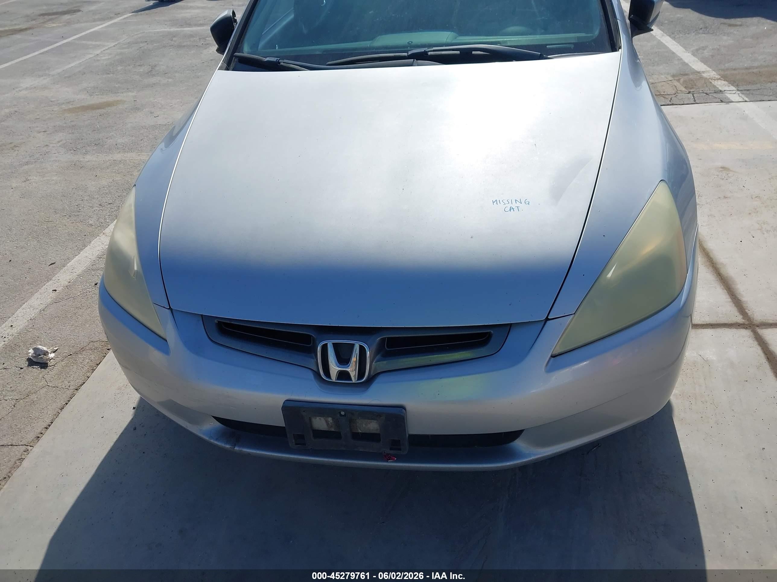2003 Honda Accord 2.4 Ex Silver vin: JHMCM56763C067559