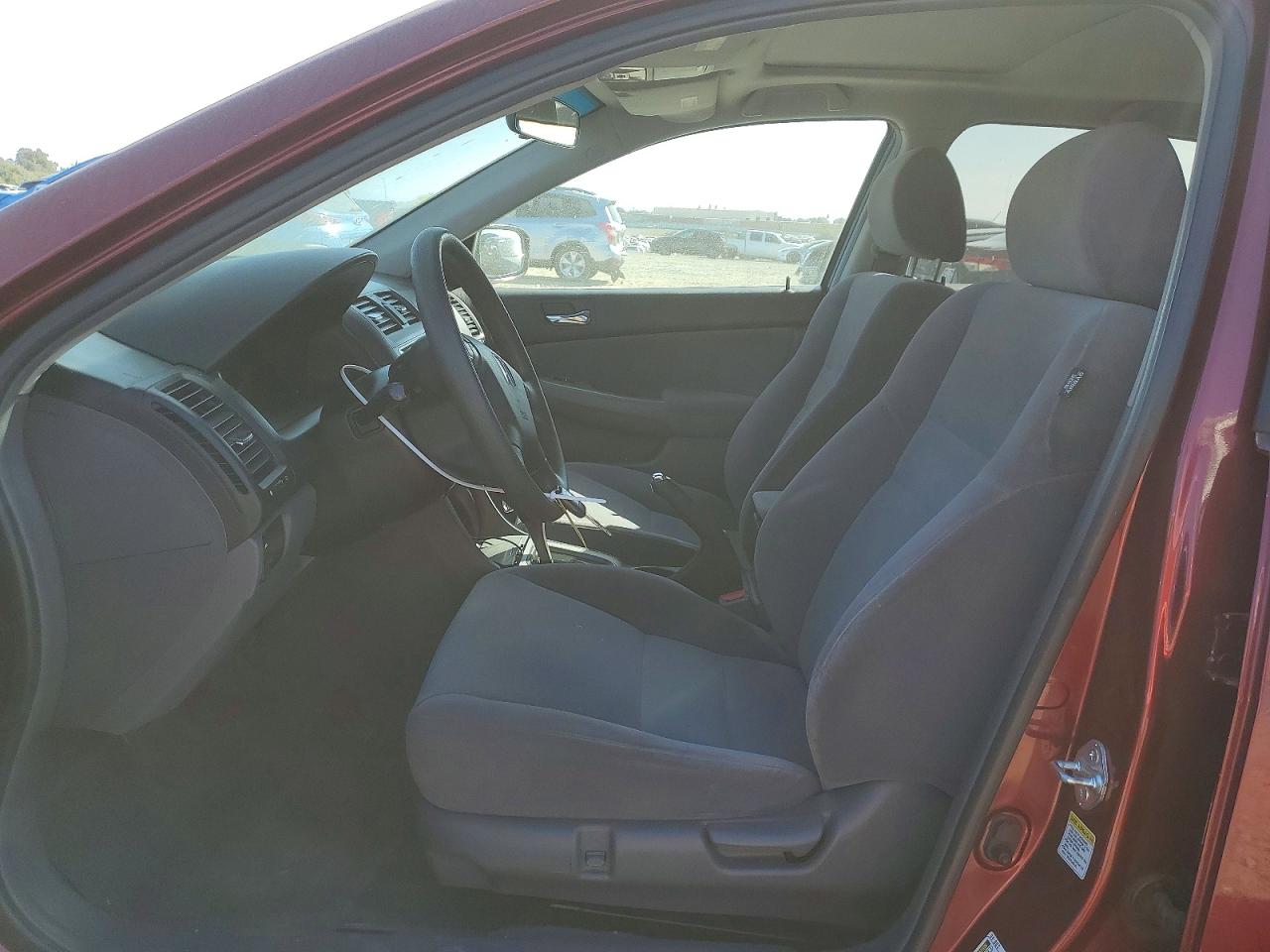 2006 Honda Accord Ex Burgundy vin: JHMCM56766C004143
