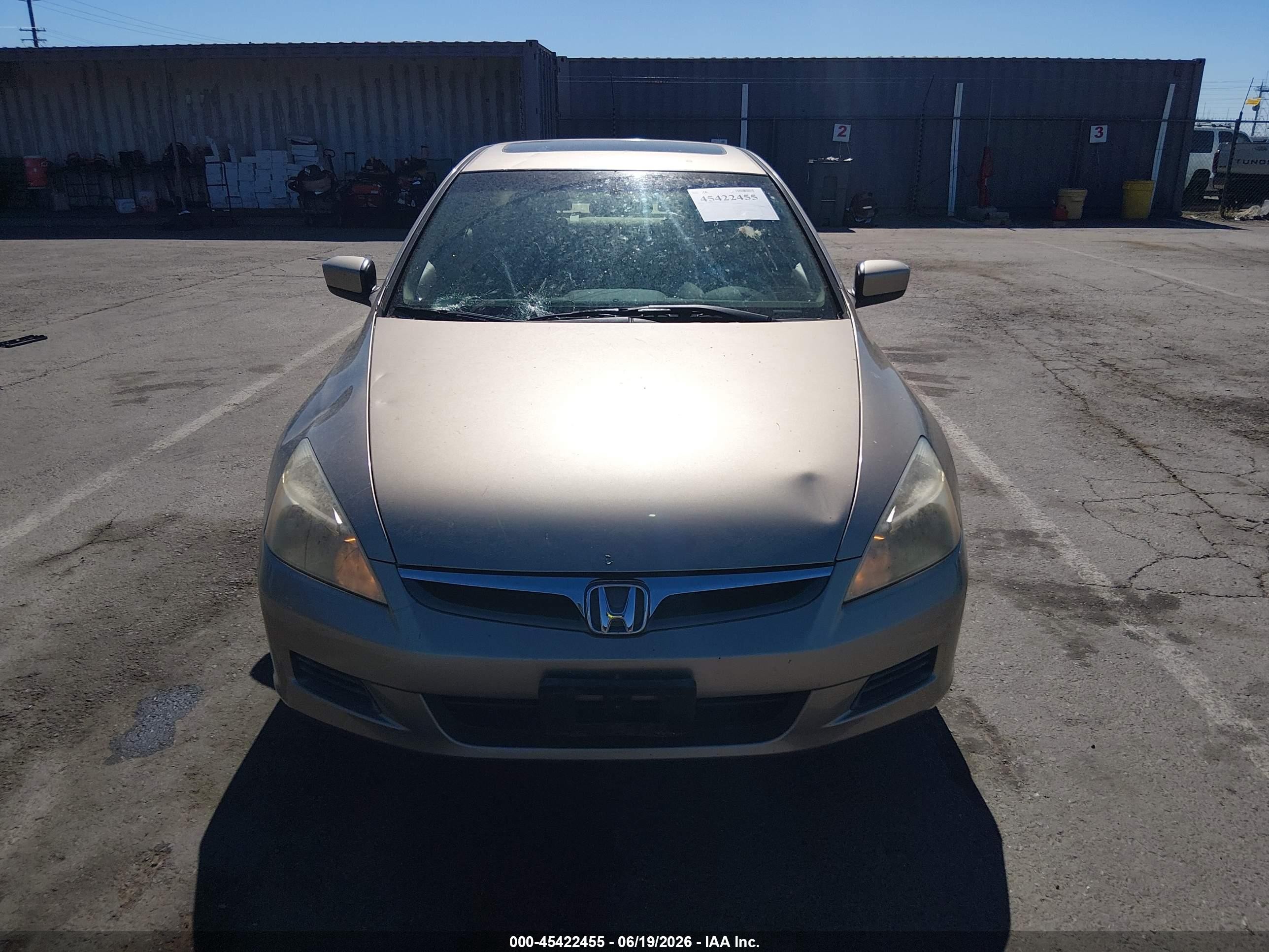 2007 Honda Accord 2.4 Ex Gold vin: JHMCM56767C003446