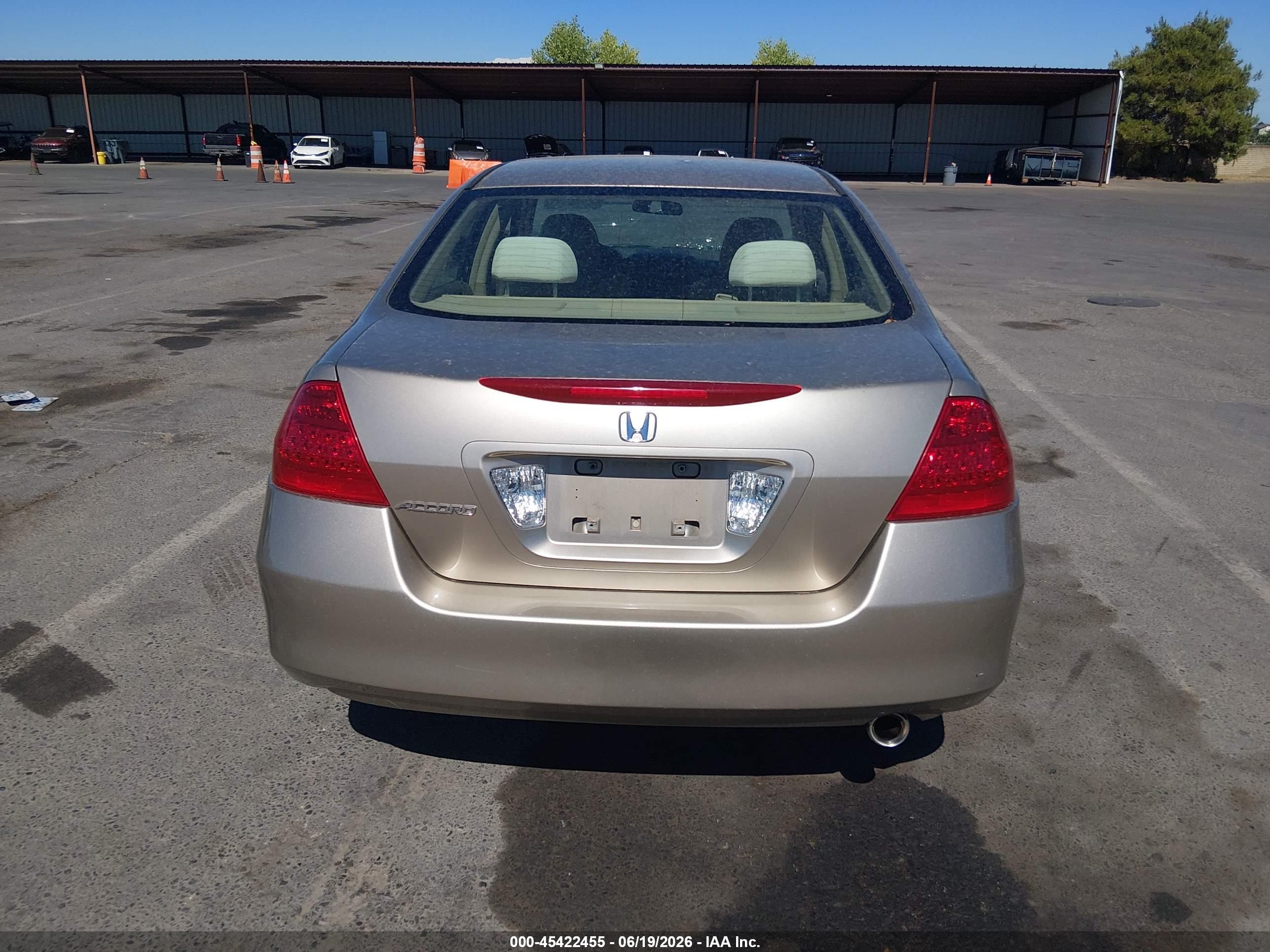 2007 Honda Accord 2.4 Ex Gold vin: JHMCM56767C003446