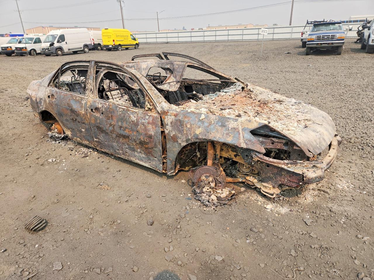 2003 Honda Accord Ex Пожар vin: JHMCM56793C041456