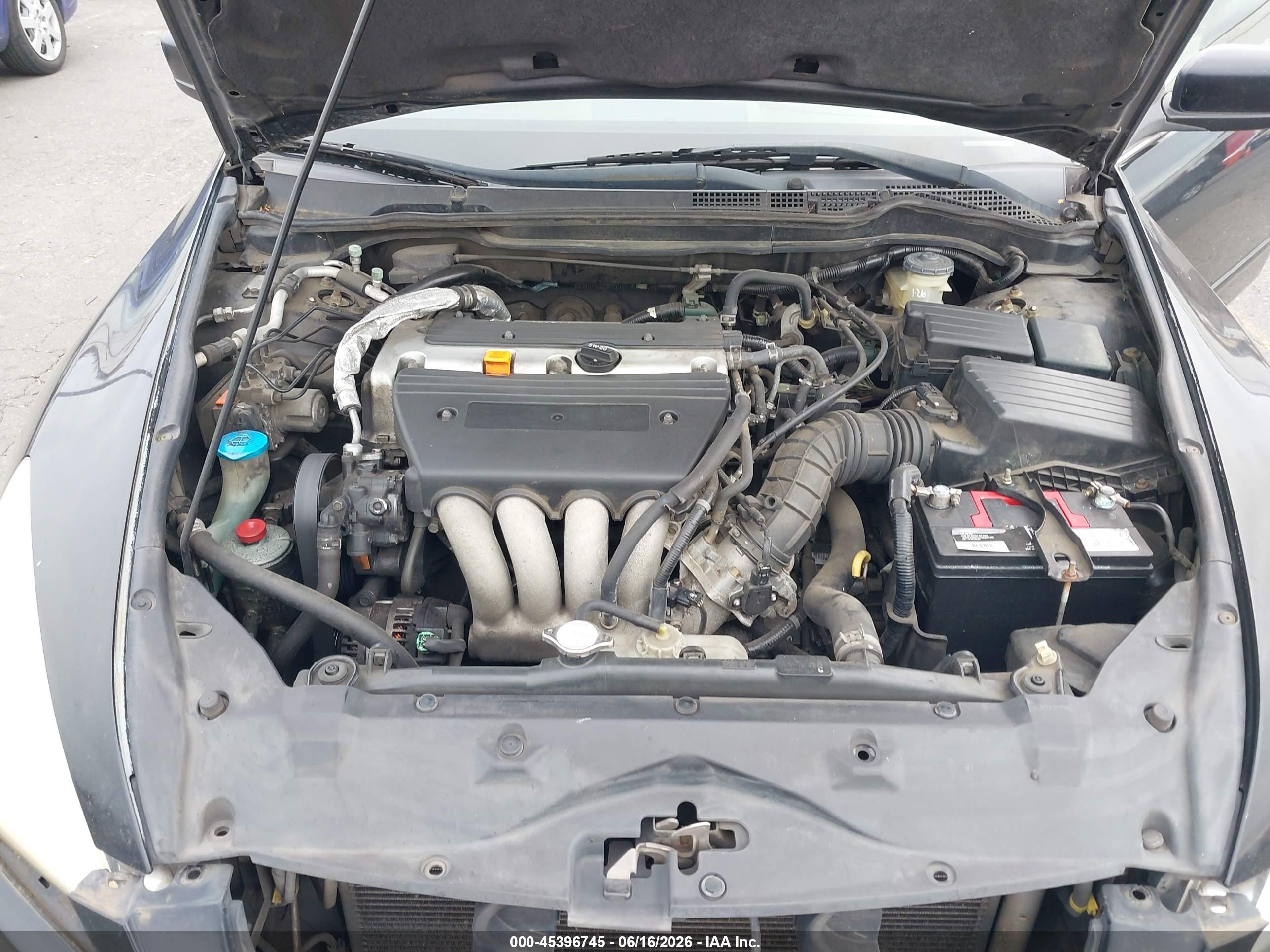 2004 Honda Accord 2.4 Ex Черный vin: JHMCM56814C035001
