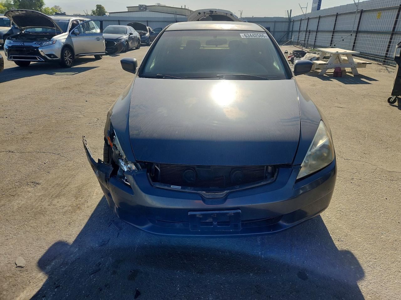 2005 Honda Accord Ex Gray vin: JHMCM56815C000797