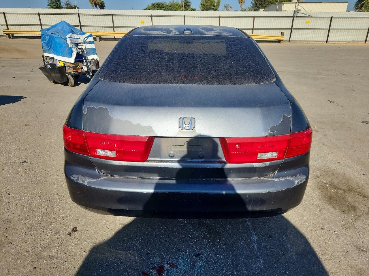 2005 Honda Accord Ex Gray vin: JHMCM56815C000797