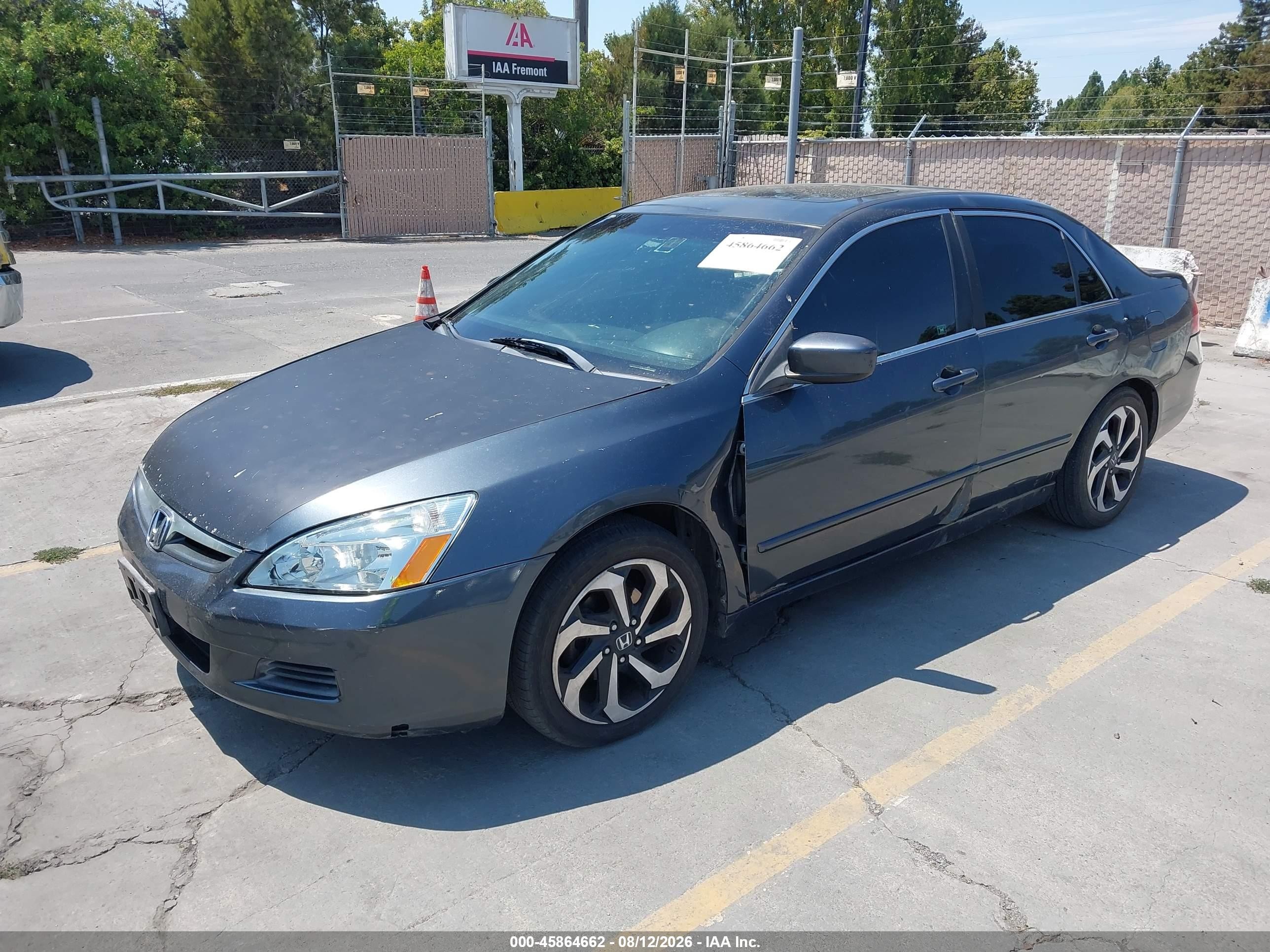 2006 Honda Accord 2.4 Ex Gray vin: JHMCM56816C005340