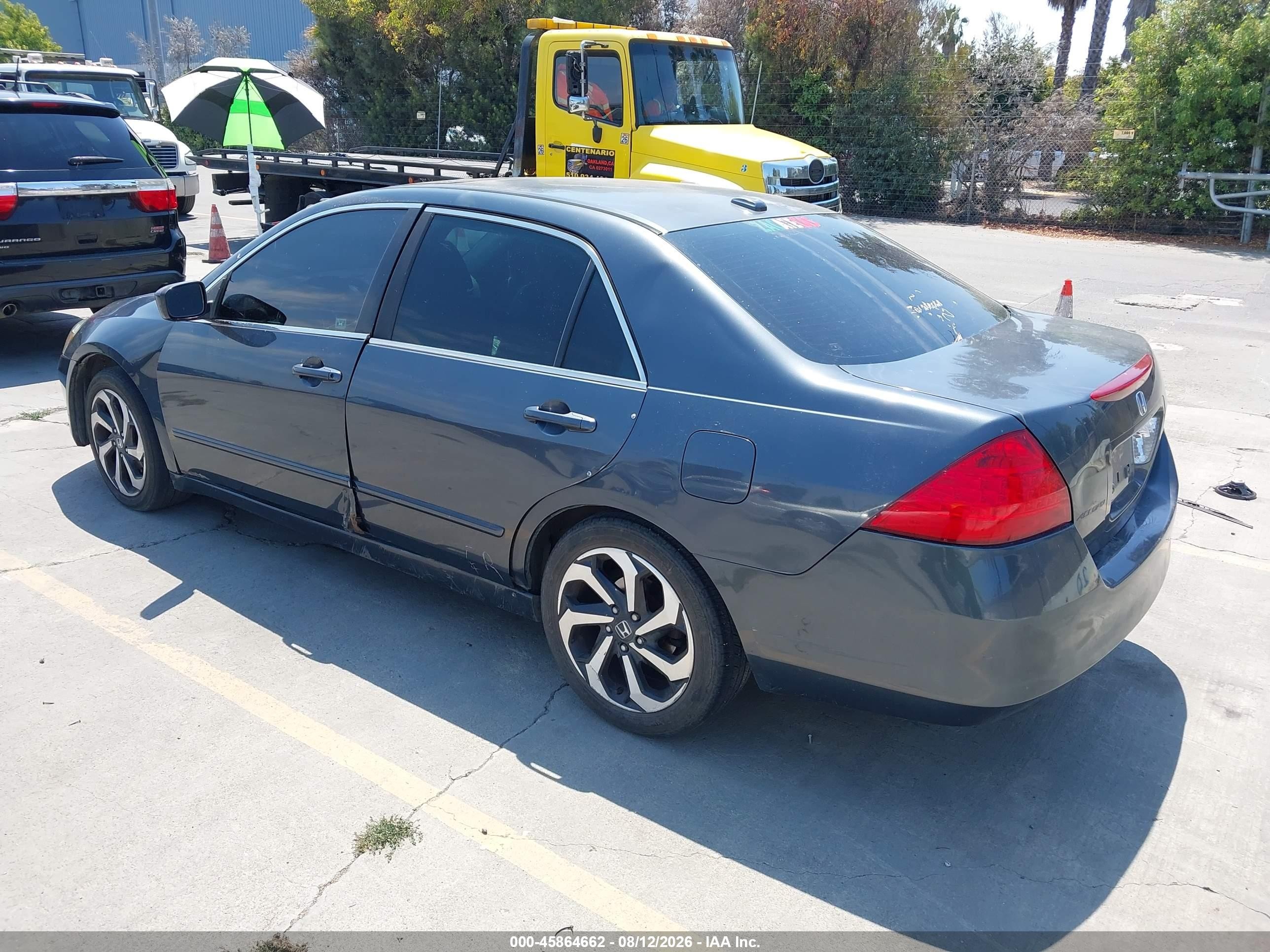 2006 Honda Accord 2.4 Ex Gray vin: JHMCM56816C005340