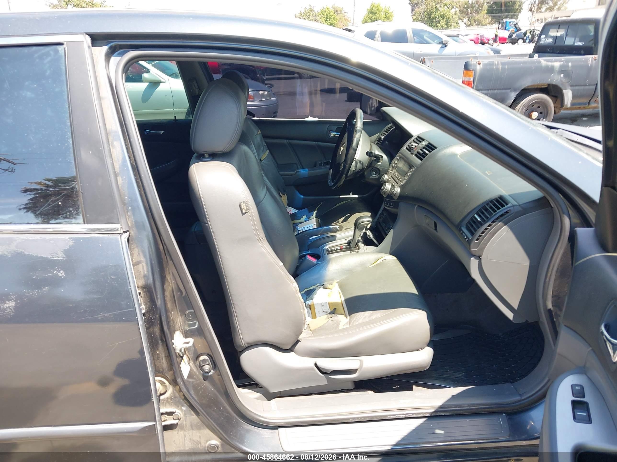 2006 Honda Accord 2.4 Ex Gray vin: JHMCM56816C005340