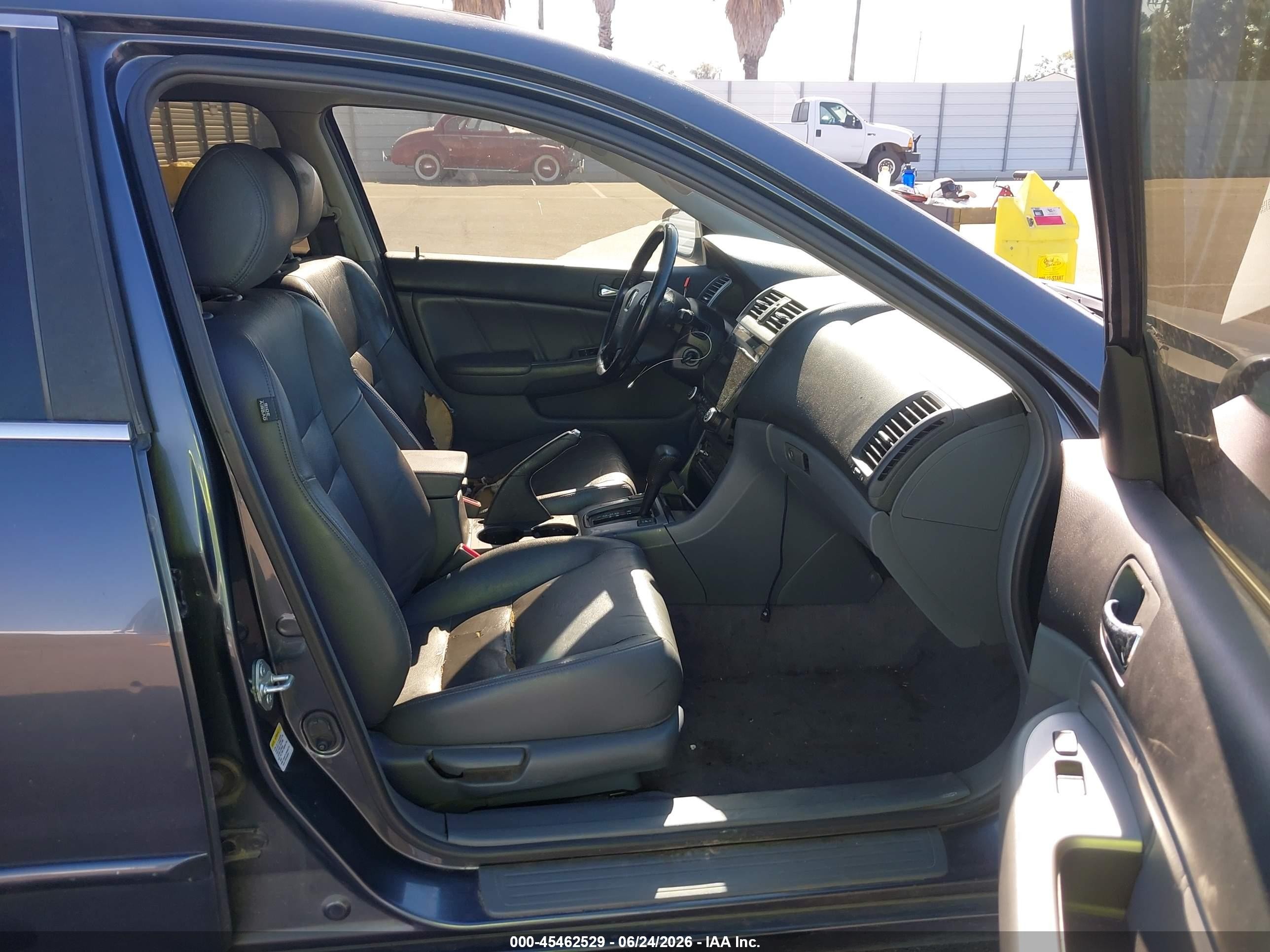 2004 Honda Accord 2.4 Ex Gray vin: JHMCM56824C030857