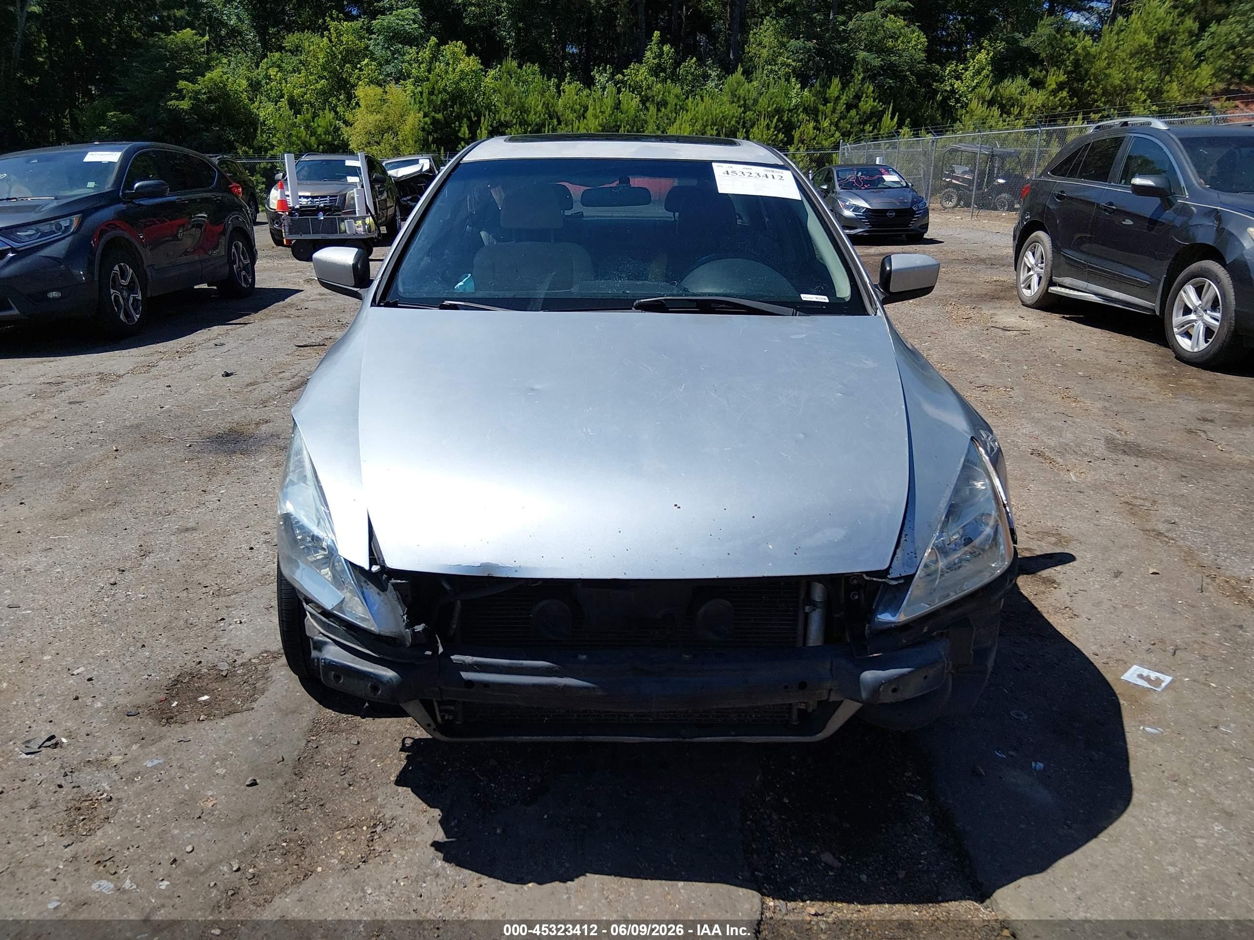 2006 Honda Accord 2.4 Ex Silver vin: JHMCM56826C007338
