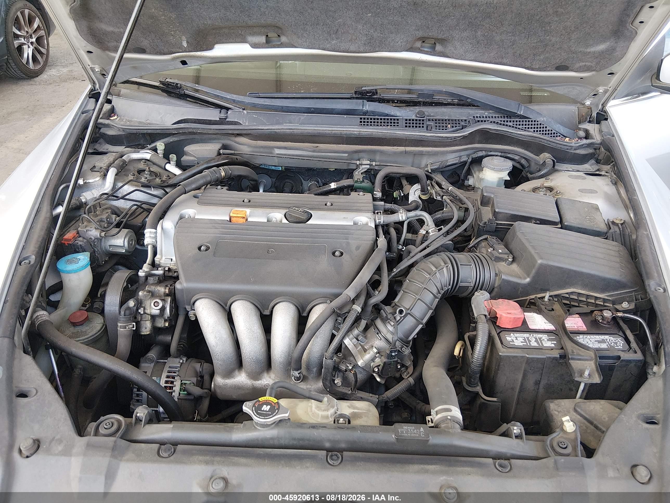 2004 Honda Accord 2.4 Ex Silver vin: JHMCM56834C016871