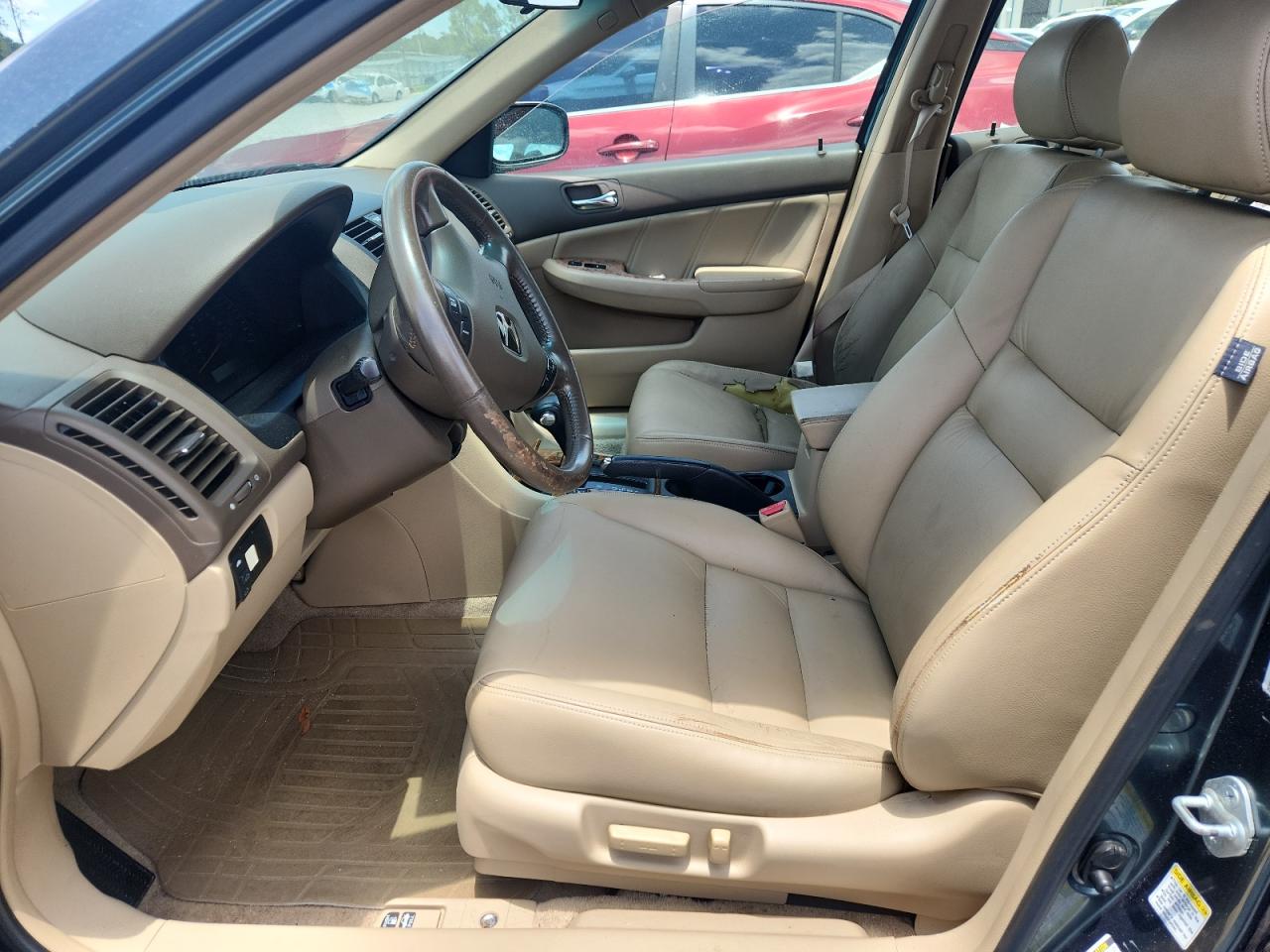 2005 Honda Accord Ex Gray vin: JHMCM56835C004916
