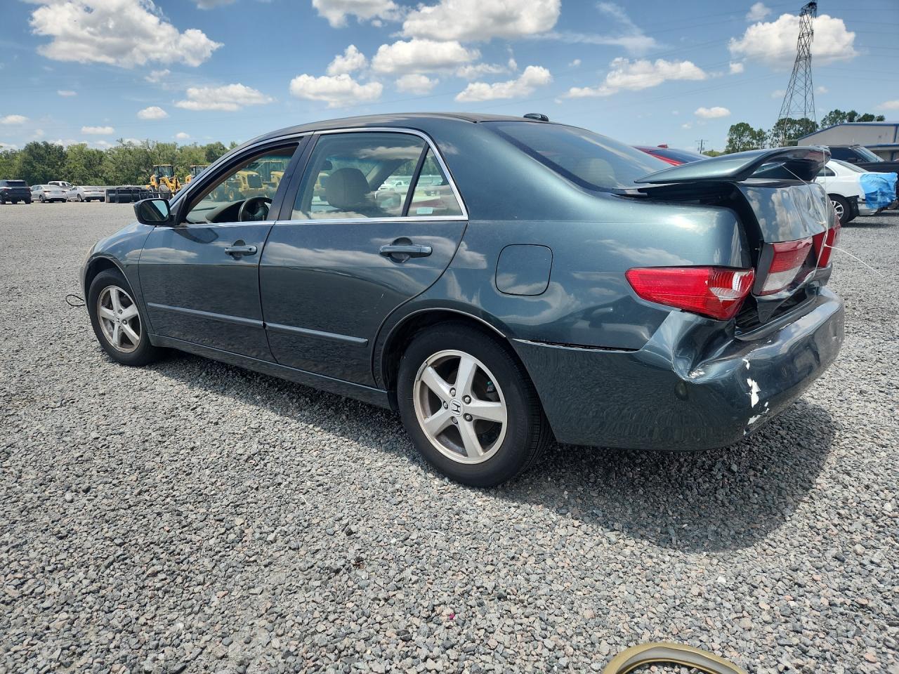 2005 Honda Accord Ex Gray vin: JHMCM56835C004916