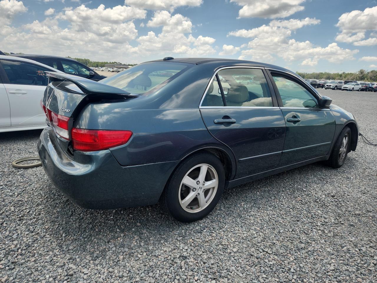 2005 Honda Accord Ex Gray vin: JHMCM56835C004916