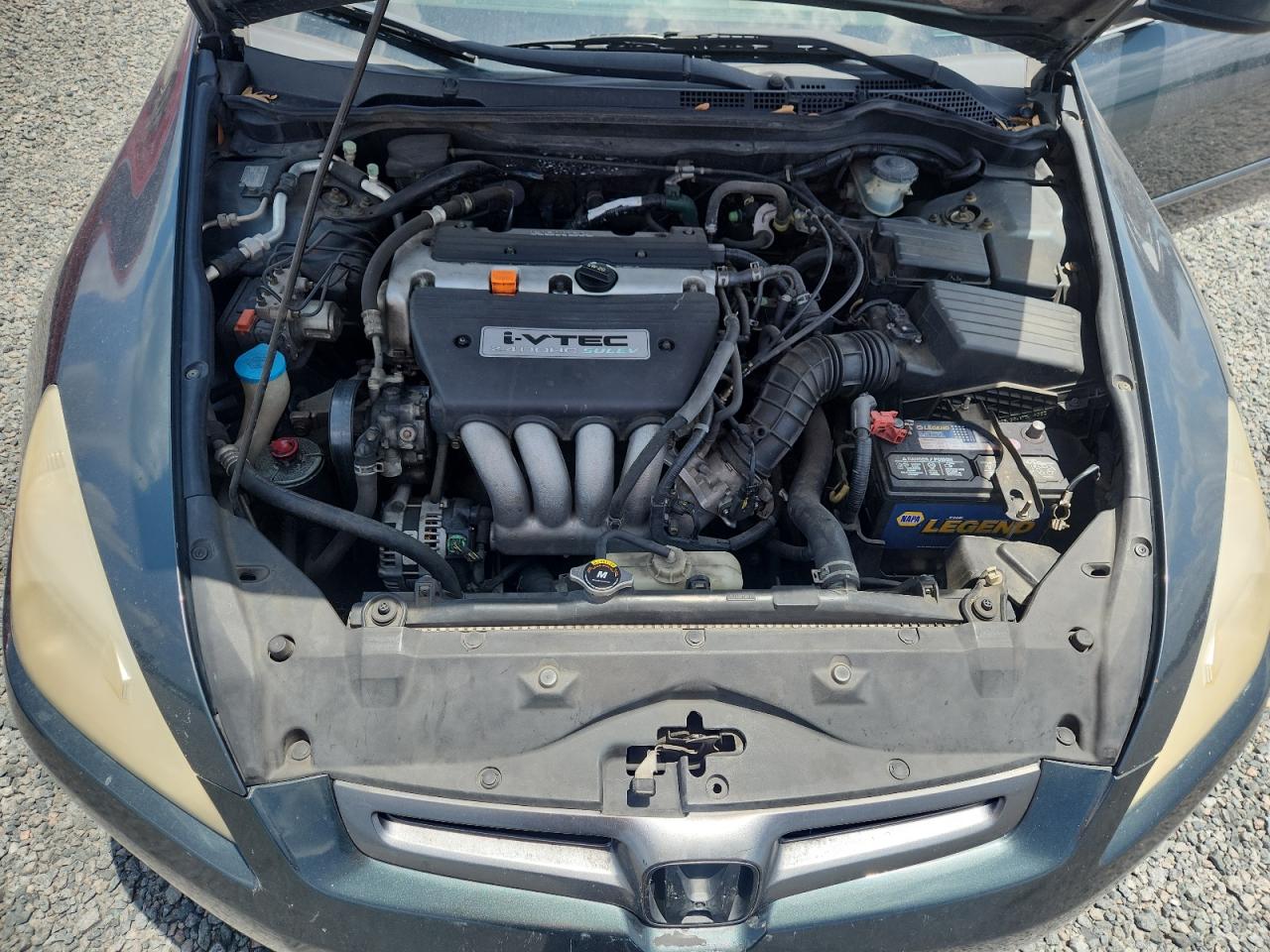 2005 Honda Accord Ex Gray vin: JHMCM56835C004916