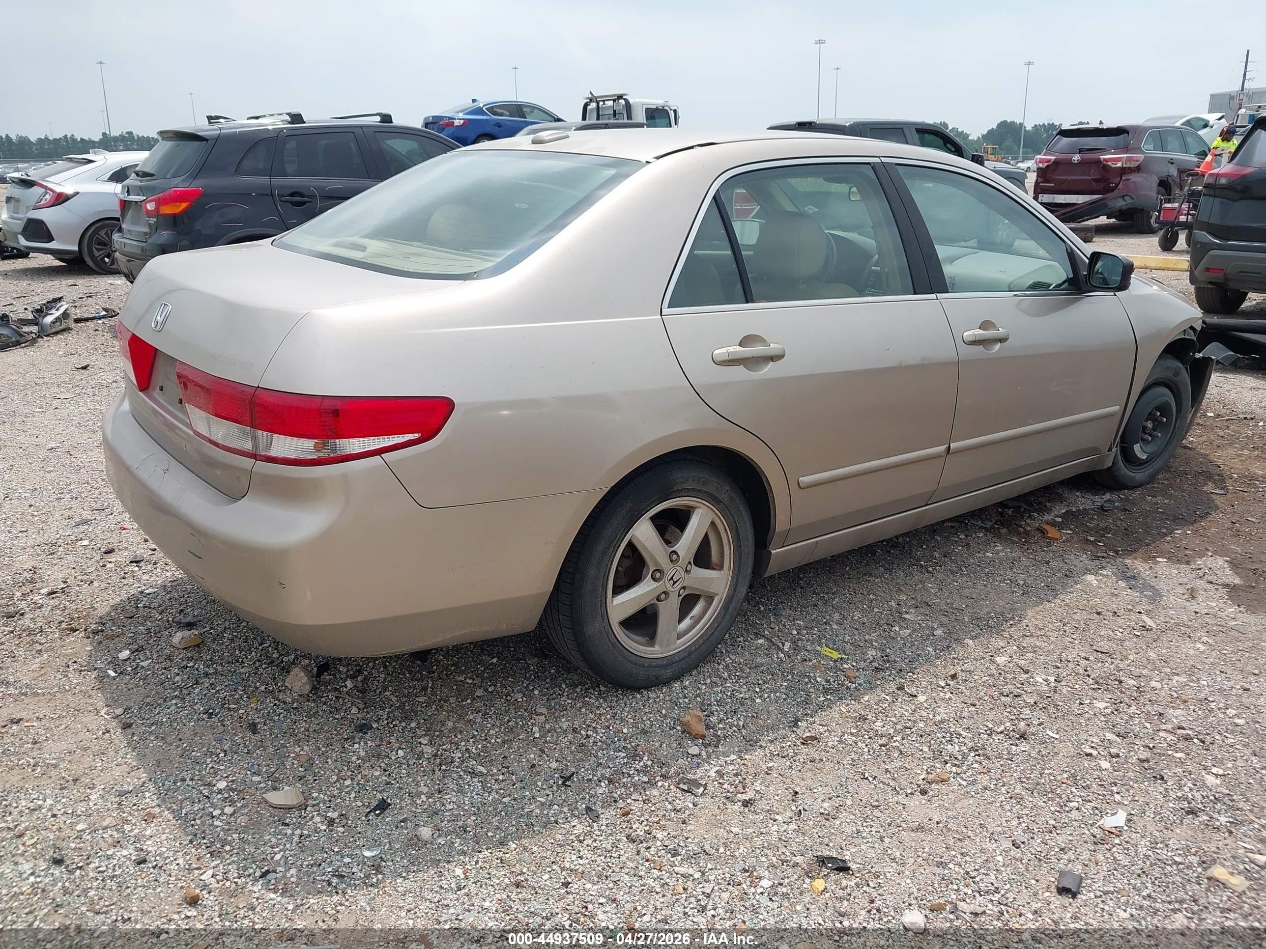 2004 Honda Accord 2.4 Ex Gold vin: JHMCM56844C001201