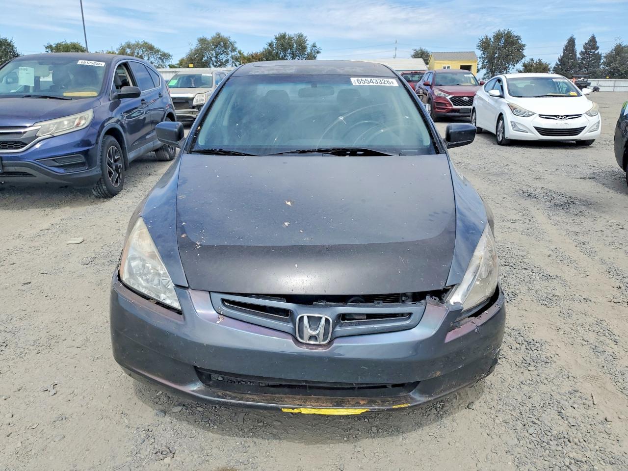 2004 Honda Accord Ex Gray vin: JHMCM56844C025322