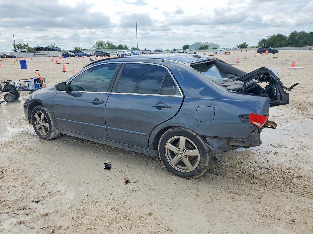 2004 Honda Accord Ex Blue vin: JHMCM56854C032957
