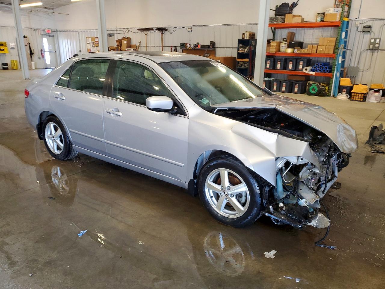 2004 Honda Accord Ex Silver vin: JHMCM56864C022003